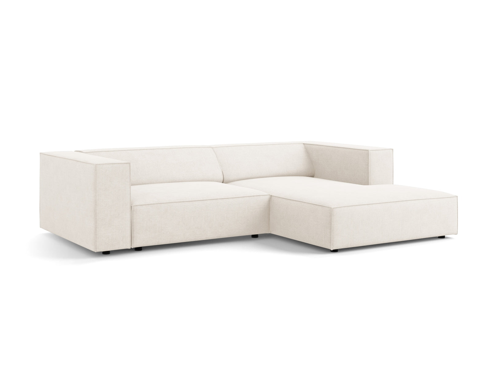 Arendal Ecksofa rechts 3 Sitzer in Ivory präsentiert im Onlineshop von KAQTU Design AG. Ecksofa rechts ist von Cosmopolitan Design