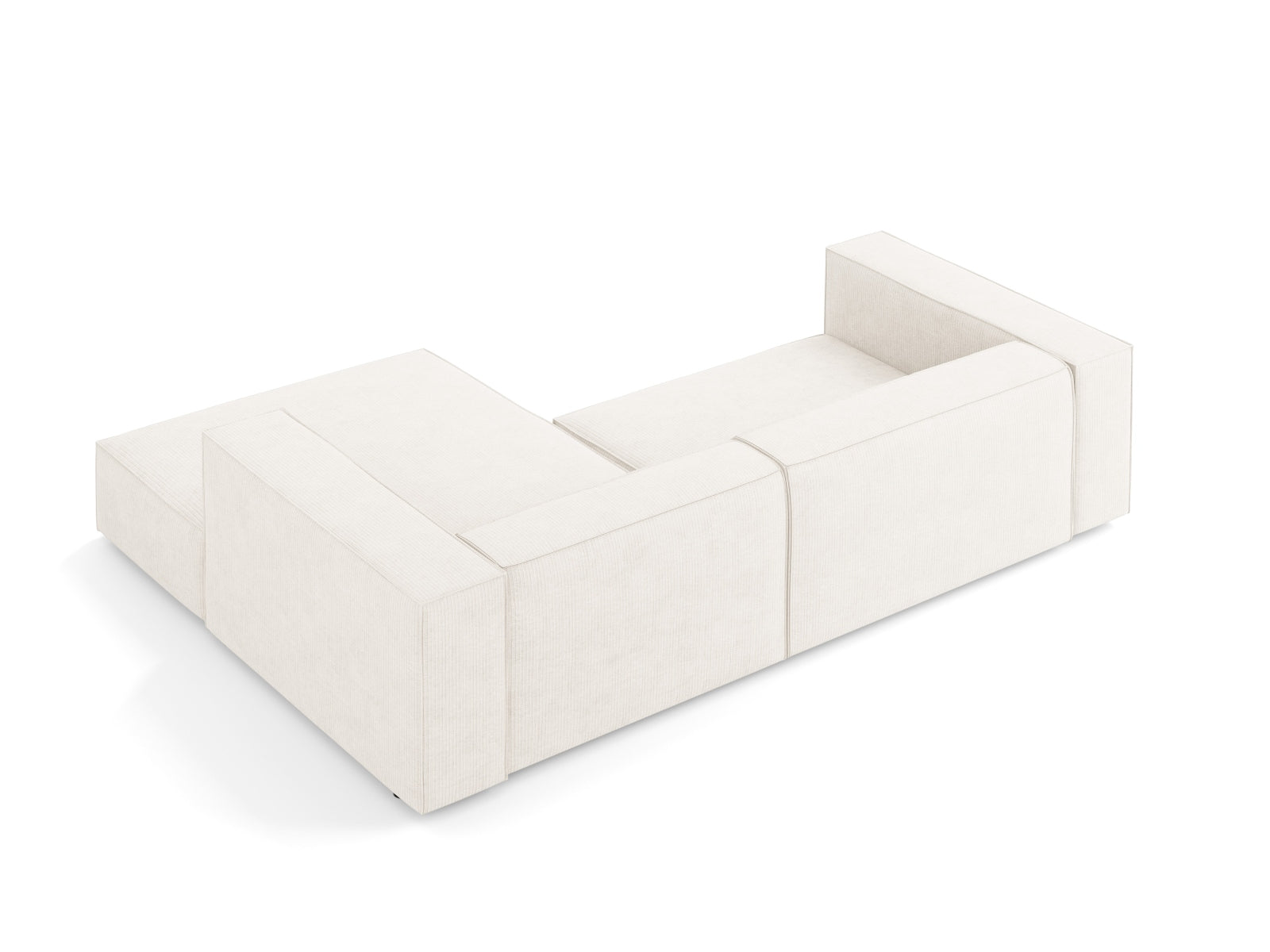 Arendal Ecksofa rechts 3 Sitzer in Ivory präsentiert im Onlineshop von KAQTU Design AG. Ecksofa rechts ist von Cosmopolitan Design