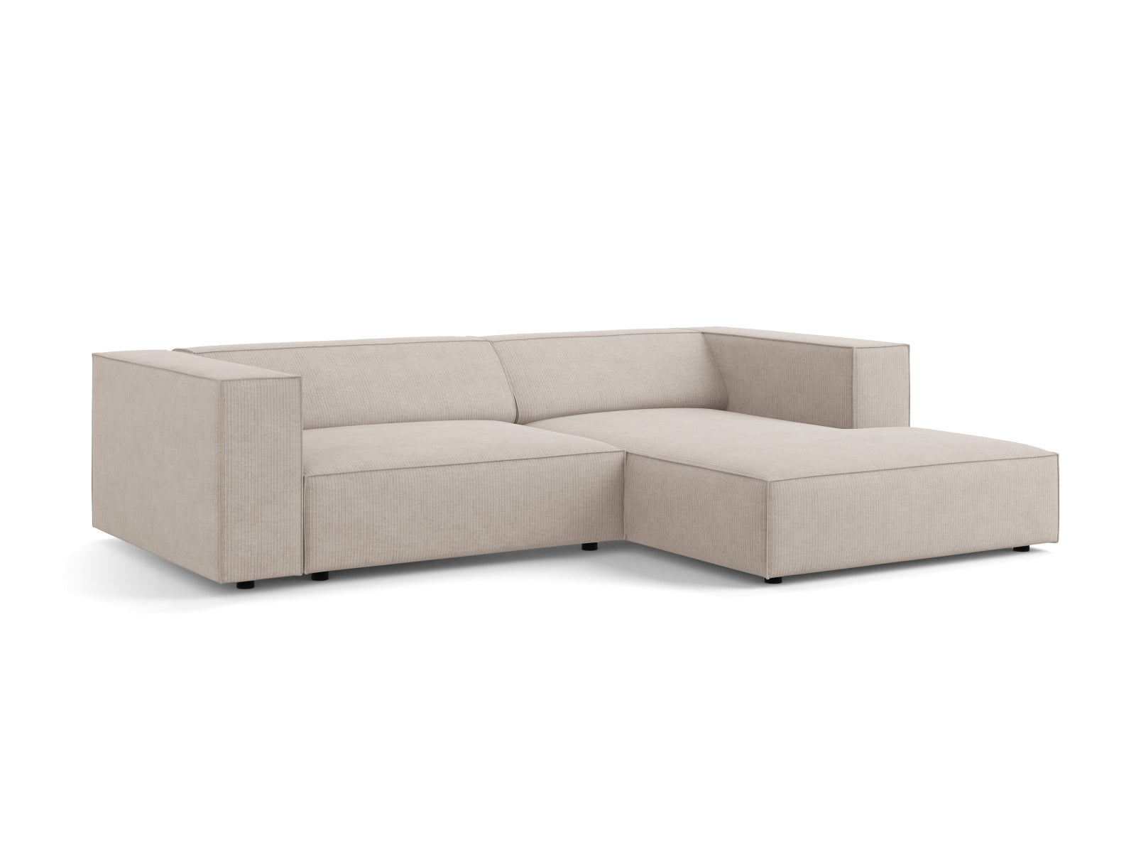 Arendal Ecksofa rechts 3 Sitzer in Dark Beige präsentiert im Onlineshop von KAQTU Design AG. Ecksofa rechts ist von Cosmopolitan Design