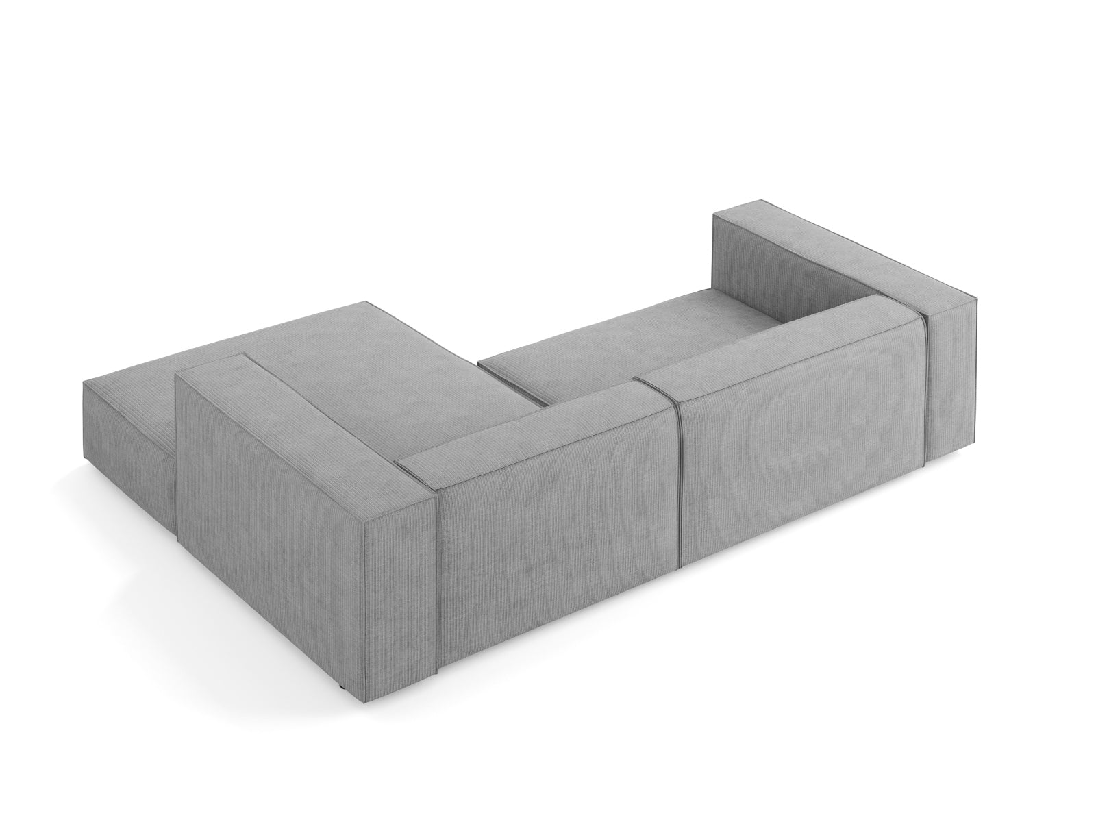 Arendal Ecksofa rechts 3 Sitzer in Dark Grey präsentiert im Onlineshop von KAQTU Design AG. Ecksofa rechts ist von Cosmopolitan Design