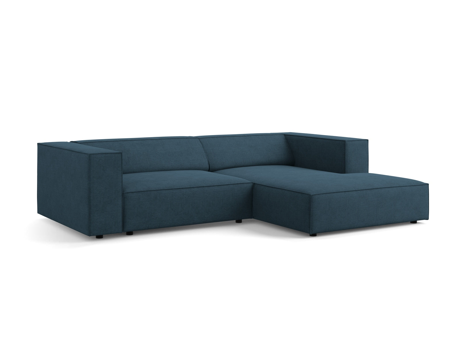 Arendal Ecksofa rechts 3 Sitzer in Navy Blue präsentiert im Onlineshop von KAQTU Design AG. Ecksofa rechts ist von Cosmopolitan Design