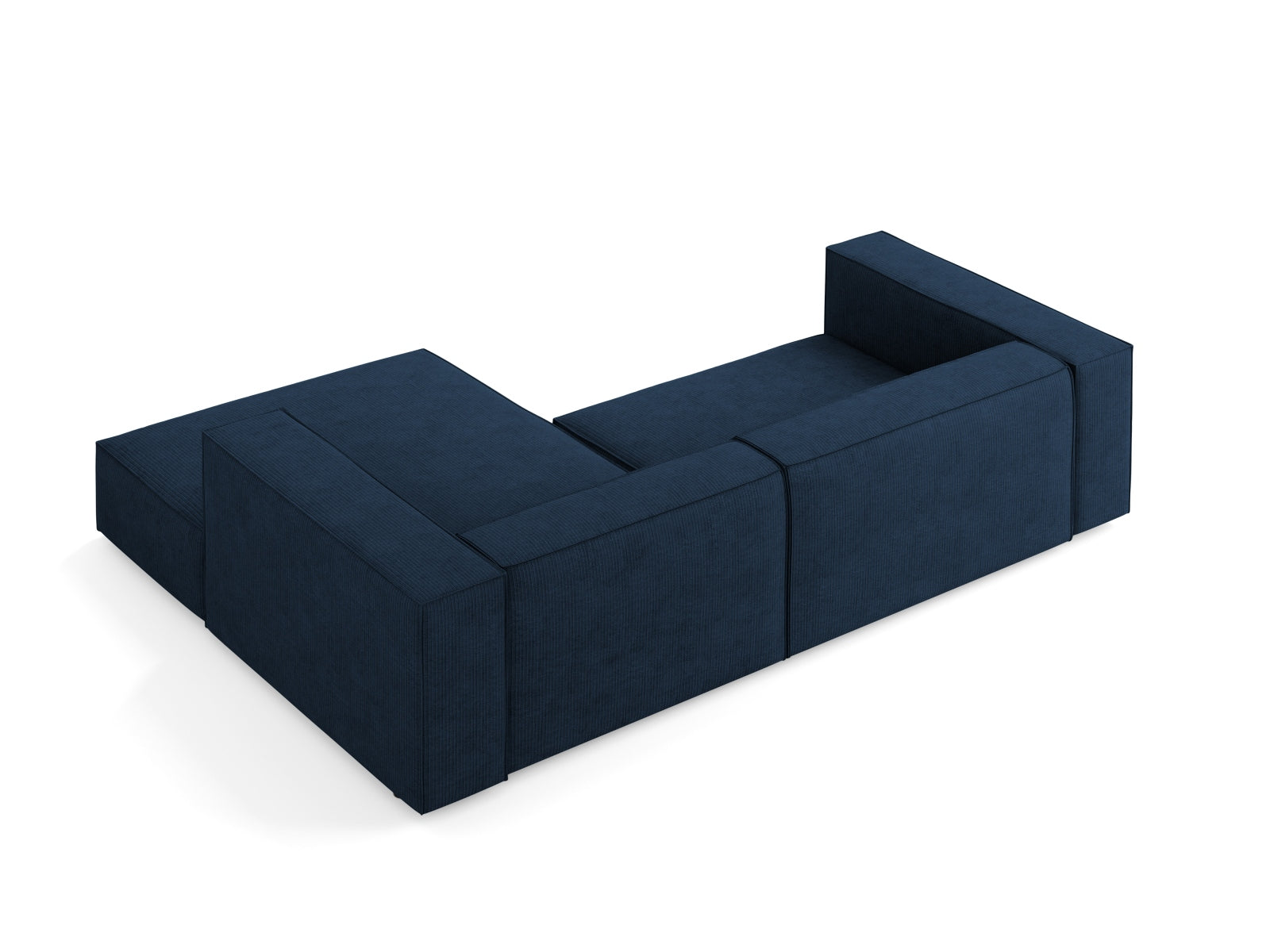 Arendal Ecksofa rechts 3 Sitzer in Royal Blue präsentiert im Onlineshop von KAQTU Design AG. Ecksofa rechts ist von Cosmopolitan Design