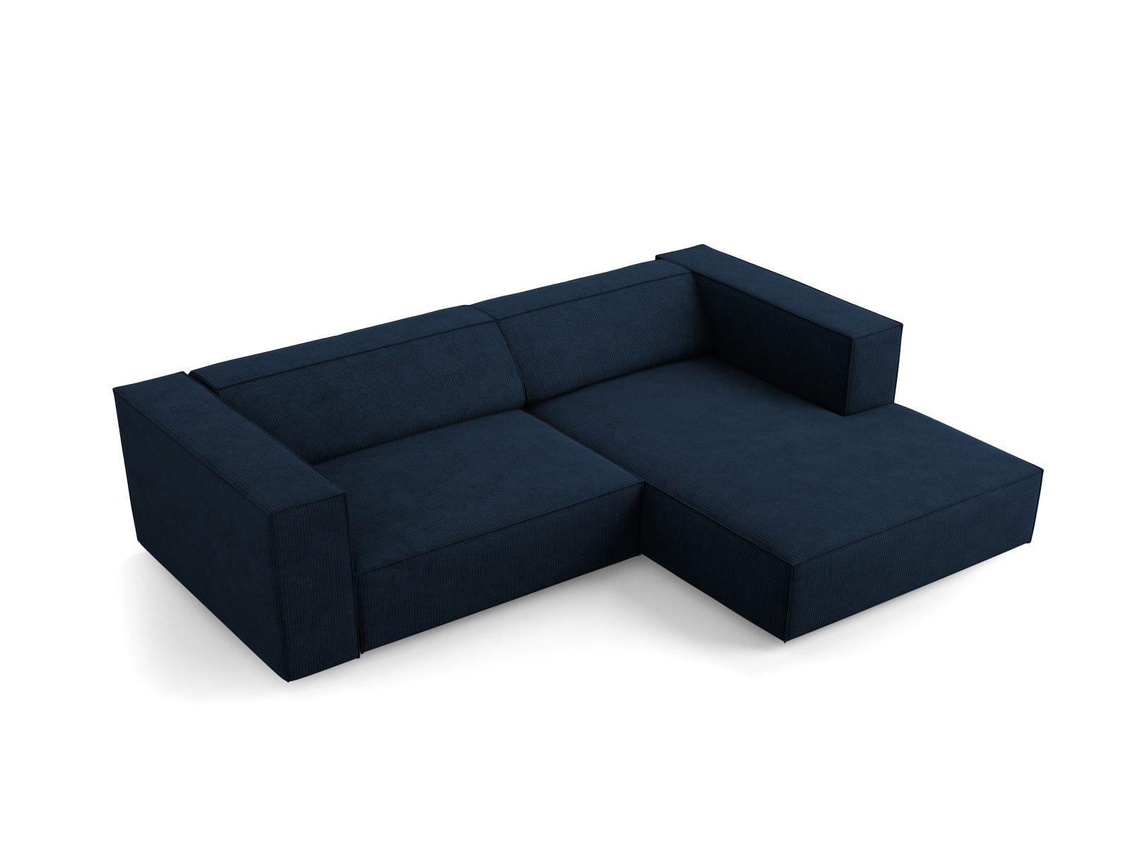 Arendal Ecksofa rechts 3 Sitzer in Royal Blue präsentiert im Onlineshop von KAQTU Design AG. Ecksofa rechts ist von Cosmopolitan Design