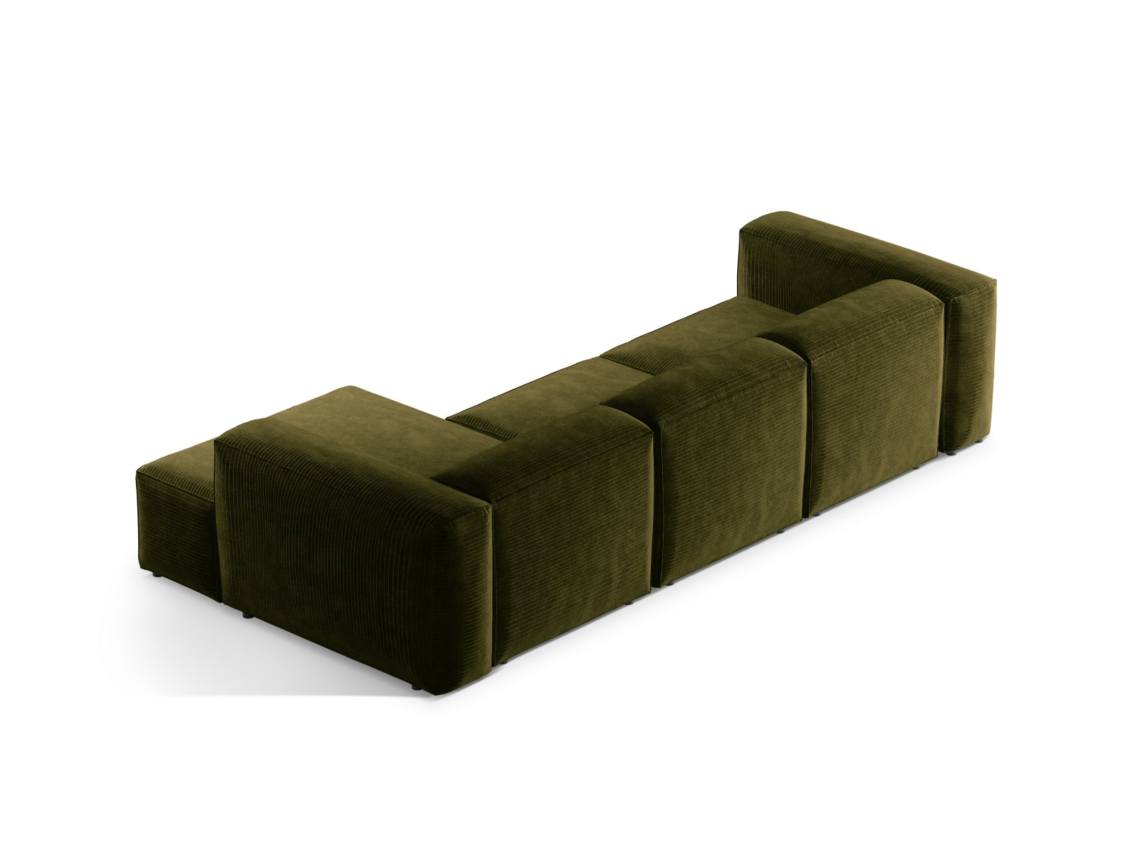 Erleben Sie das Bergamo Modular Ecksofa rechts von Cosmopolitan Design – ein stilvolles 3-Sitzer Sofa, das Komfort und modernes Design vereint.