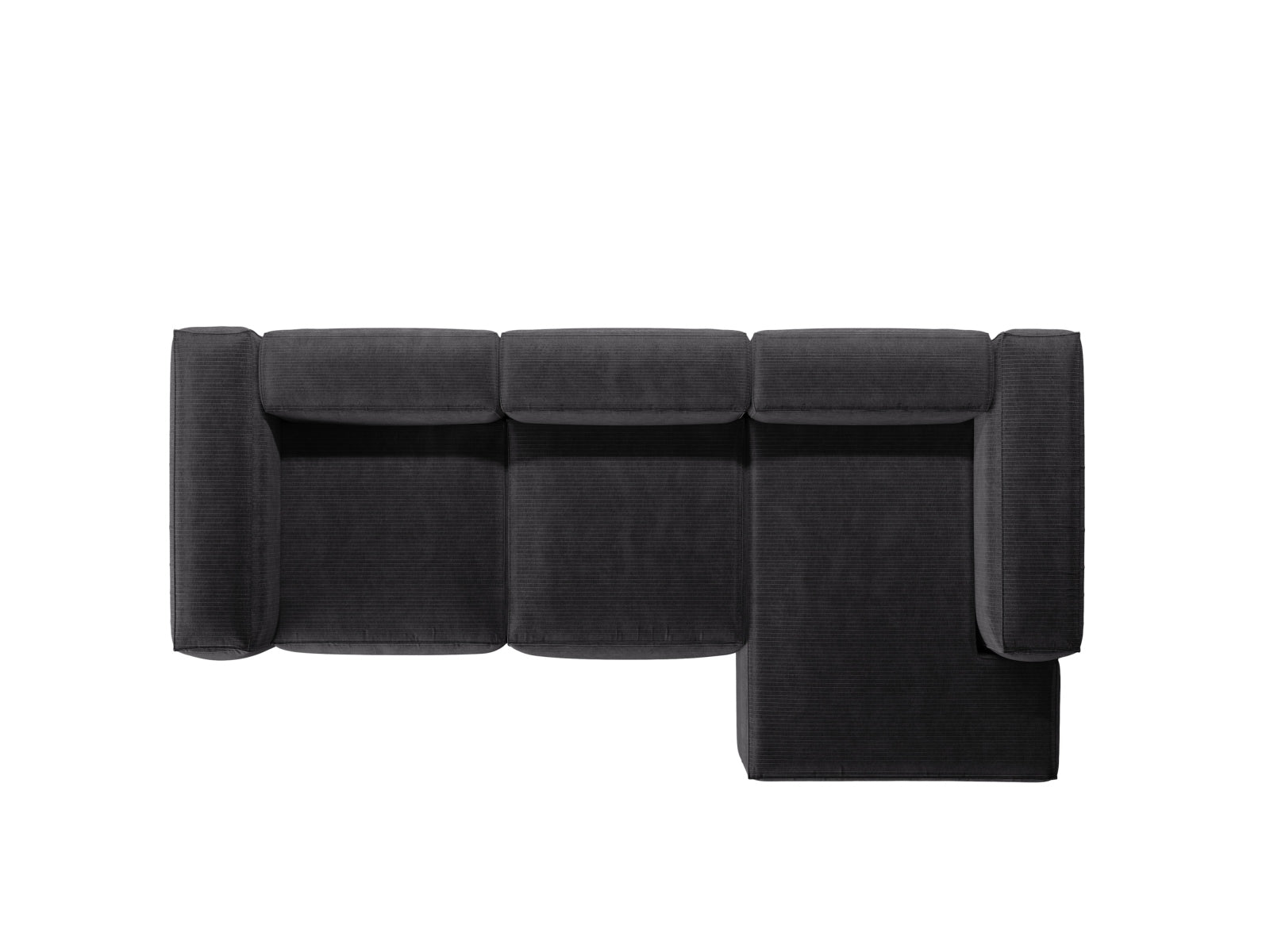 Erleben Sie das Bergamo Modular Ecksofa rechts von Cosmopolitan Design – ein stilvolles 3-Sitzer Sofa, das Komfort und modernes Design vereint.