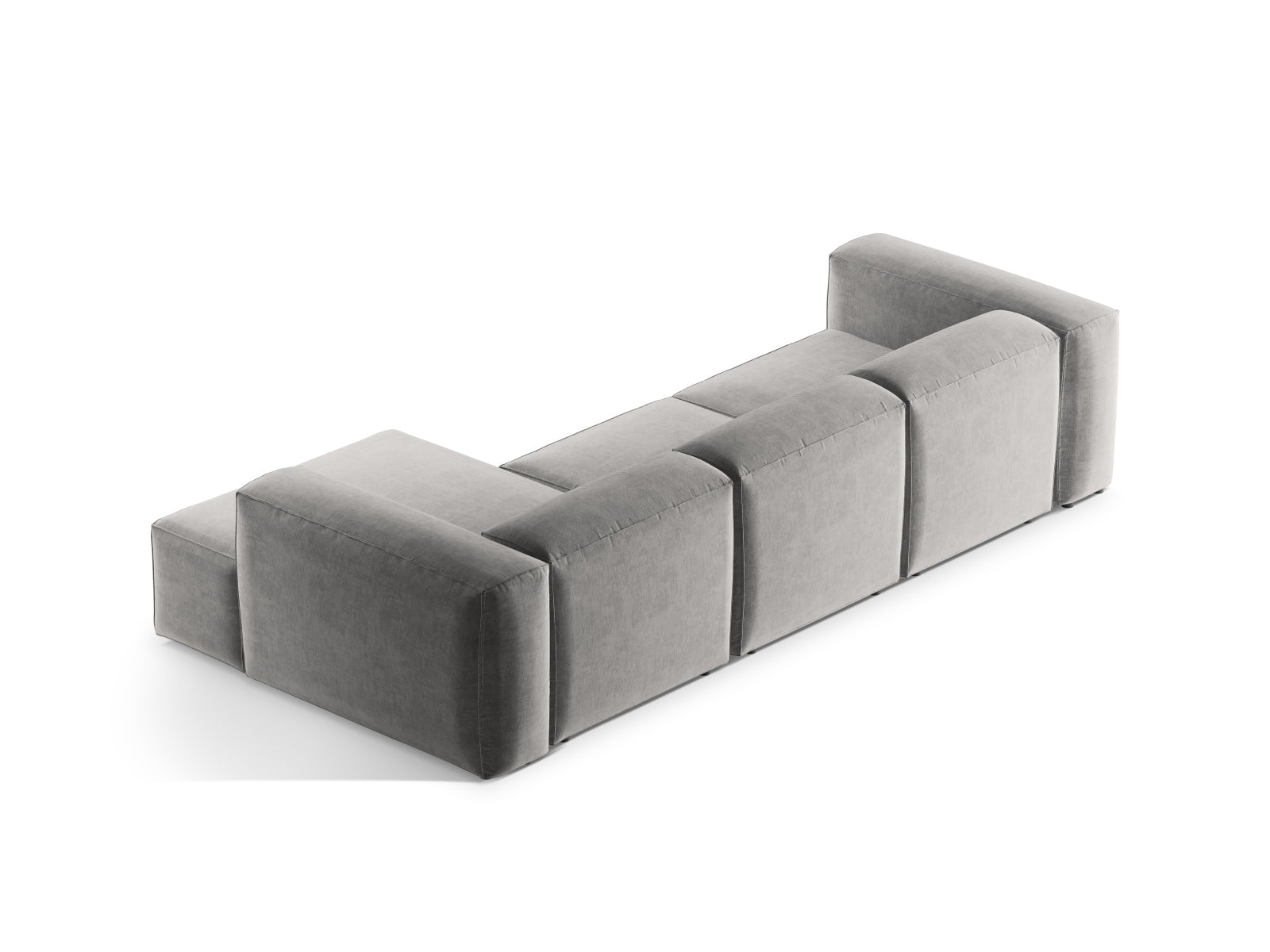 Entdecken Sie das Bergamo Modular Ecksofa rechts von Cosmopolitan Design – ein elegantes 3-Sitzer Sofa, das modernen Stil und höchsten Komfort bietet.