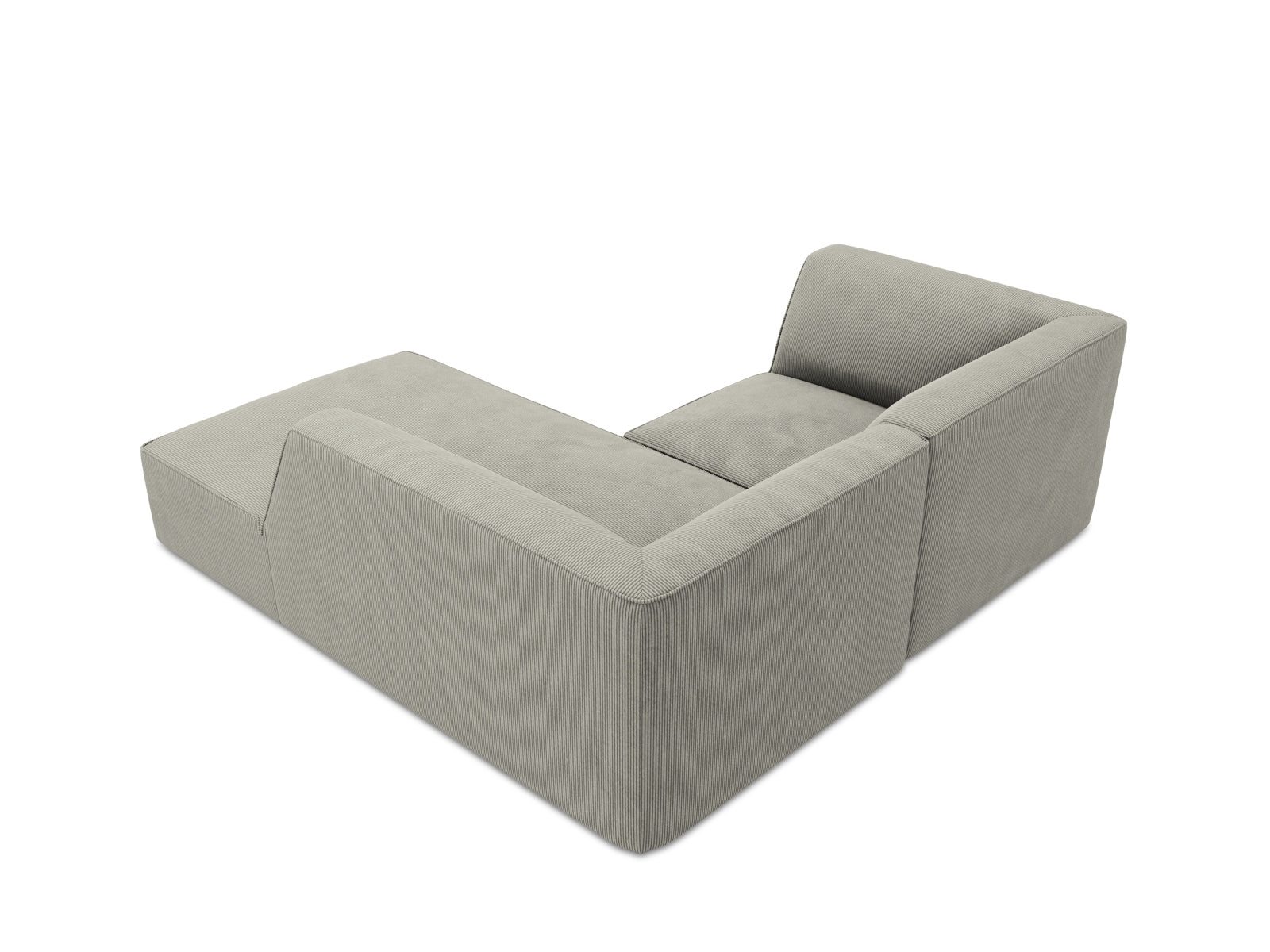 Oslo Modular Ecksofa rechts 3 Sitzer in Light Grey präsentiert im Onlineshop von KAQTU Design AG. Ecksofa rechts ist von Cosmopolitan Design