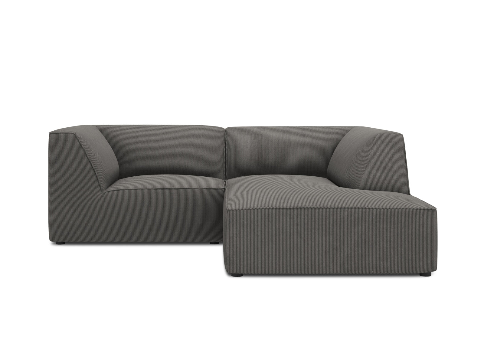 Oslo Modular Ecksofa rechts 3 Sitzer in Dark Grey präsentiert im Onlineshop von KAQTU Design AG. Ecksofa rechts ist von Cosmopolitan Design