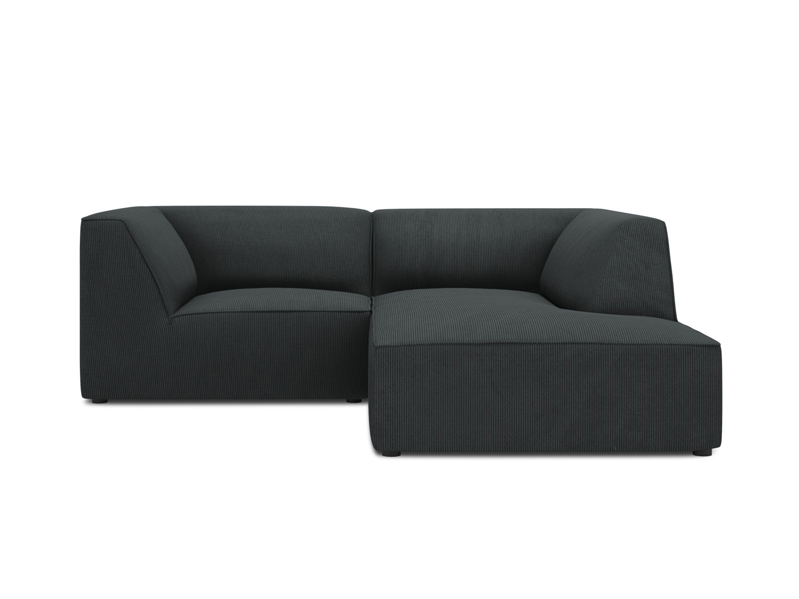 Oslo Modular Ecksofa rechts 3 Sitzer in Black präsentiert im Onlineshop von KAQTU Design AG. Ecksofa rechts ist von Cosmopolitan Design