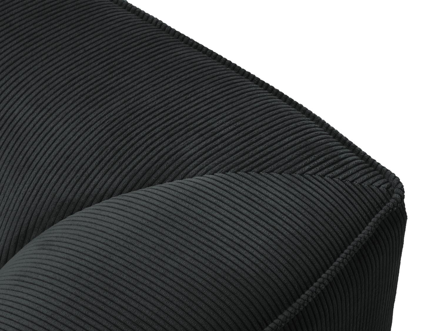 Oslo Modular Ecksofa rechts 3 Sitzer in Black präsentiert im Onlineshop von KAQTU Design AG. Ecksofa rechts ist von Cosmopolitan Design