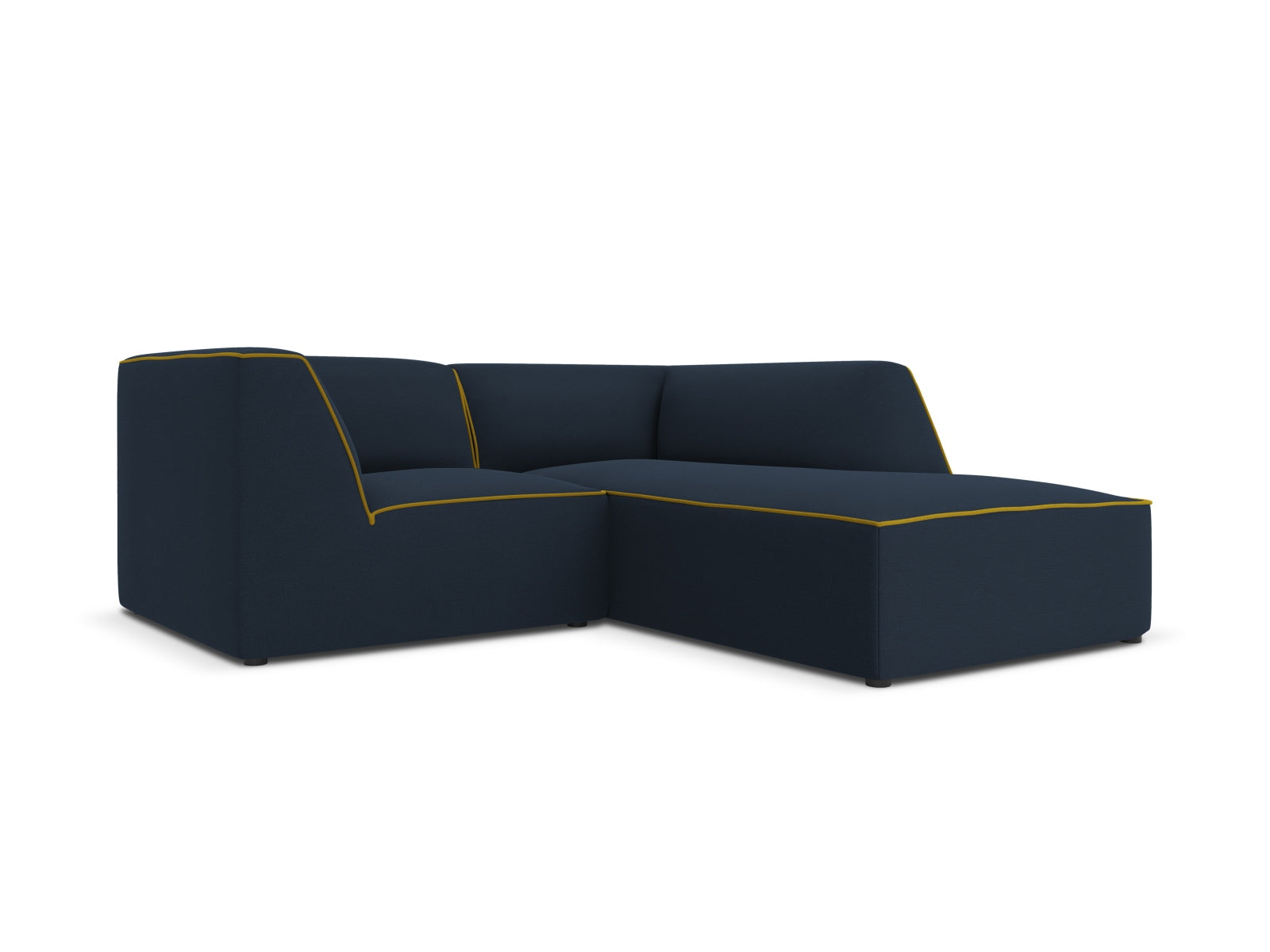 Oslo Modular Ecksofa rechts 3 Sitzer in Royal Blue, Yellow präsentiert im Onlineshop von KAQTU Design AG. Ecksofa rechts ist von Cosmopolitan Design