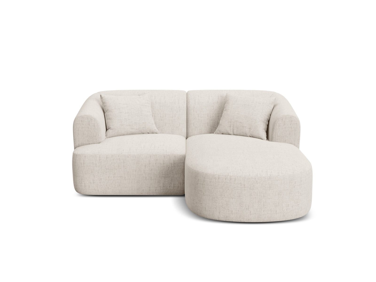 Campi Modular Ecksofa rechts 3 Sitzer in Light Beige präsentiert im Onlineshop von KAQTU Design AG. Ecksofa rechts ist von Cosmopolitan Design
