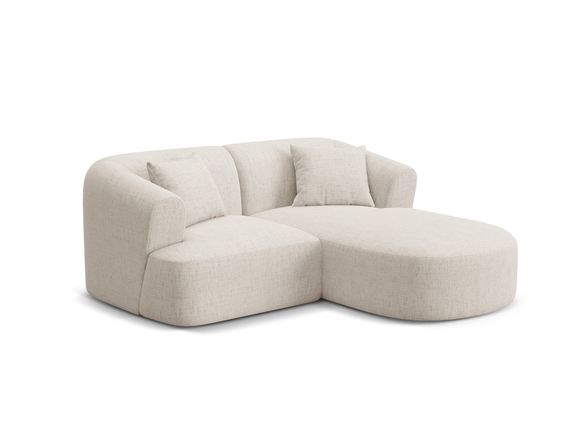 3-Sitzer Ecksofa rechts Campi in Light Beige-Moly präsentiert im Onlineshop von KAQTU Design AG. Ecksofa rechts ist von Cosmopolitan Design