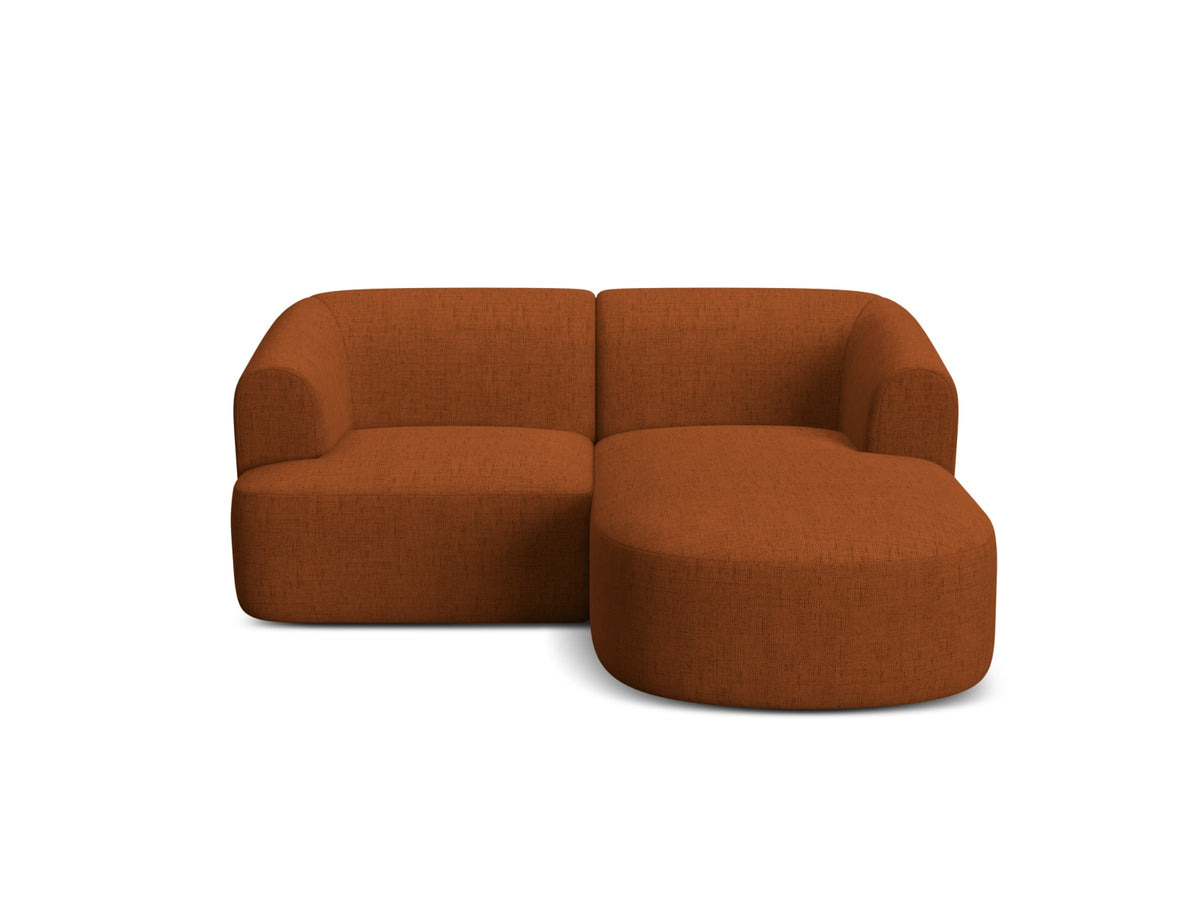 3-Sitzer Ecksofa rechts Campi in Brick-Moly präsentiert im Onlineshop von KAQTU Design AG. Ecksofa rechts ist von Cosmopolitan Design