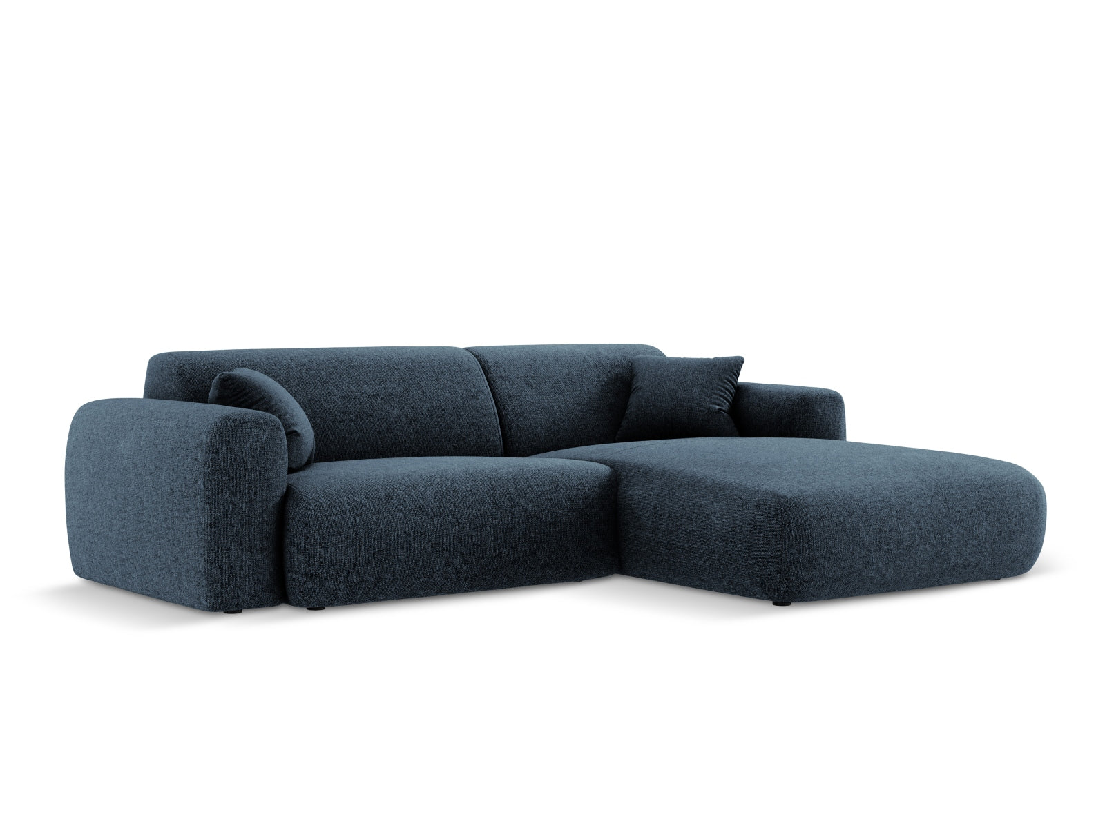 Nolio Ecksofa rechts 4 Sitzer 170cm in Royal Blue präsentiert im Onlineshop von KAQTU Design AG. Ecksofa rechts ist von Cosmopolitan Design