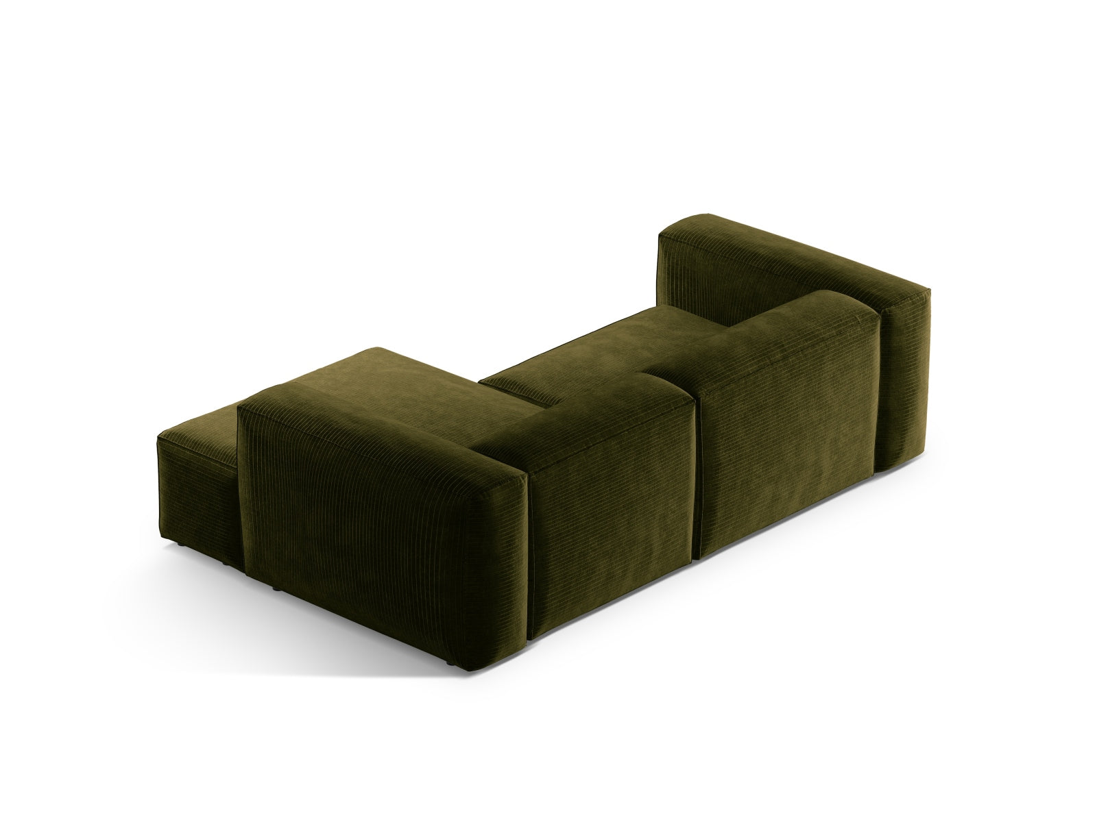 Entdecken Sie das Bergamo Modular Ecksofa rechts von Cosmopolitan Design – ein stilvolles 2-Sitzer Sofa, das Komfort und modernes Design perfekt kombiniert.