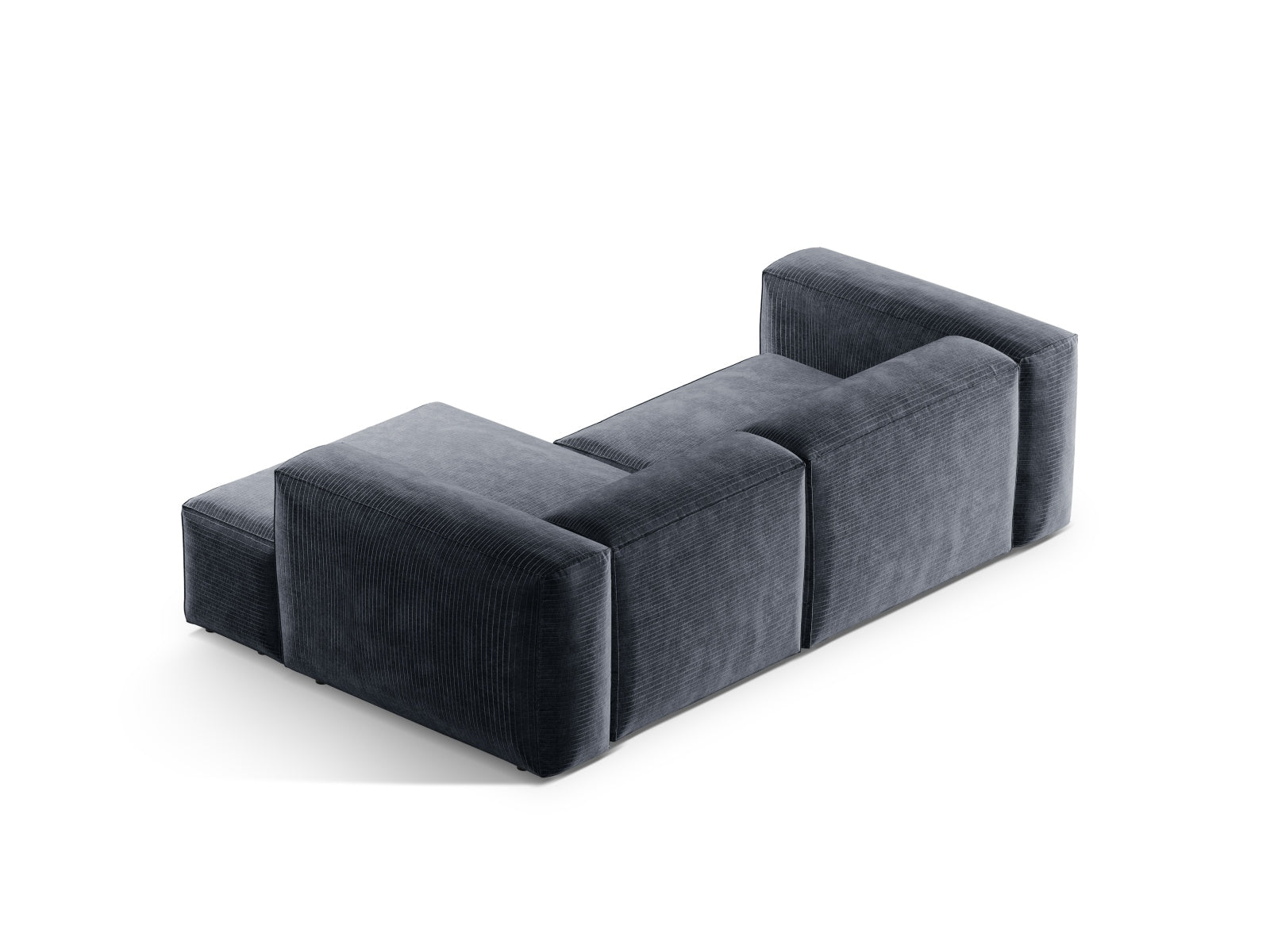 Entdecken Sie das Bergamo Modular Ecksofa rechts von Cosmopolitan Design – ein stilvolles 2-Sitzer Sofa, das Komfort und modernes Design perfekt kombiniert.