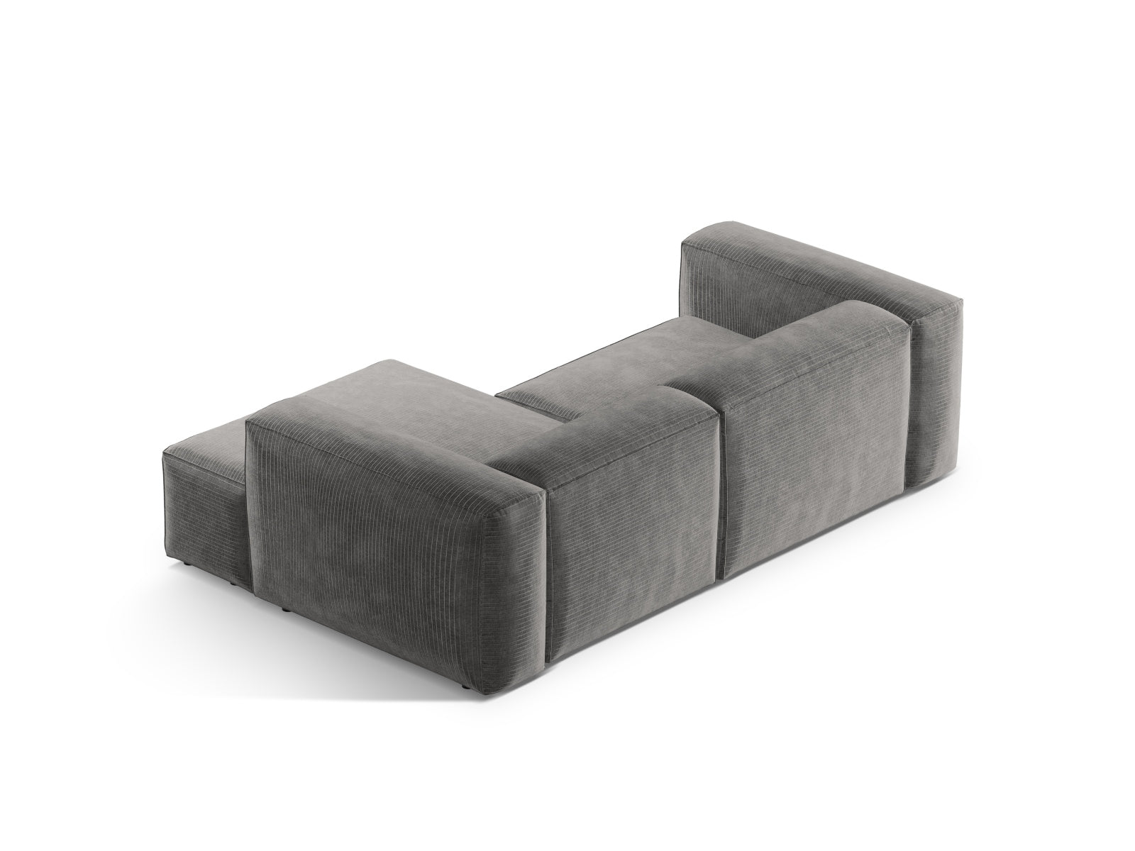 Erleben Sie das Bergamo Modular Ecksofa rechts von Cosmopolitan Design – ein elegantes 2-Sitzer Sofa, das modernen Stil und höchsten Komfort vereint.