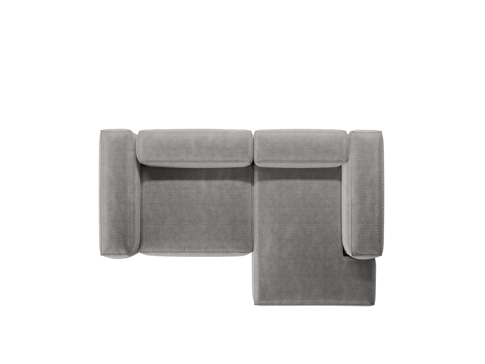 Entdecken Sie das Bergamo Modular Ecksofa rechts von Cosmopolitan Design – ein stilvolles 2-Sitzer Sofa, das Komfort und modernes Design perfekt kombiniert.