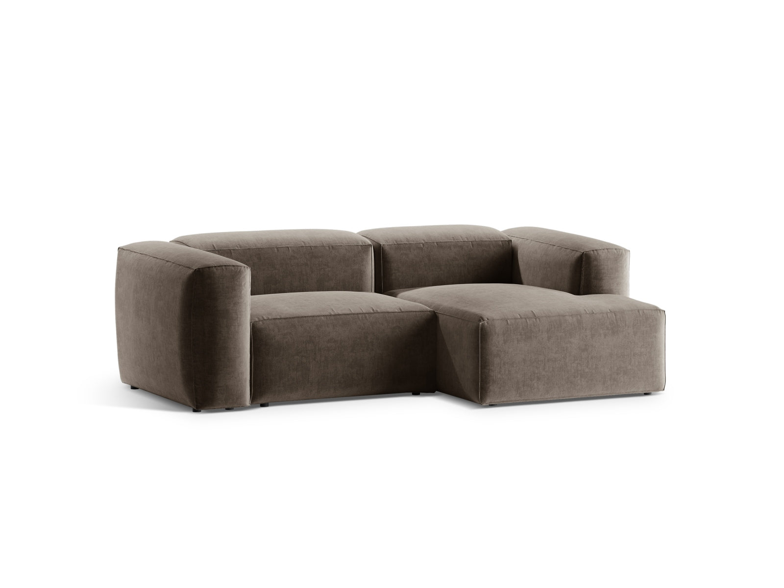 Entdecken Sie das Bergamo Modular Ecksofa rechts von Cosmopolitan Design – ein stilvolles 2-Sitzer Sofa, das Komfort und modernes Design perfekt kombiniert.