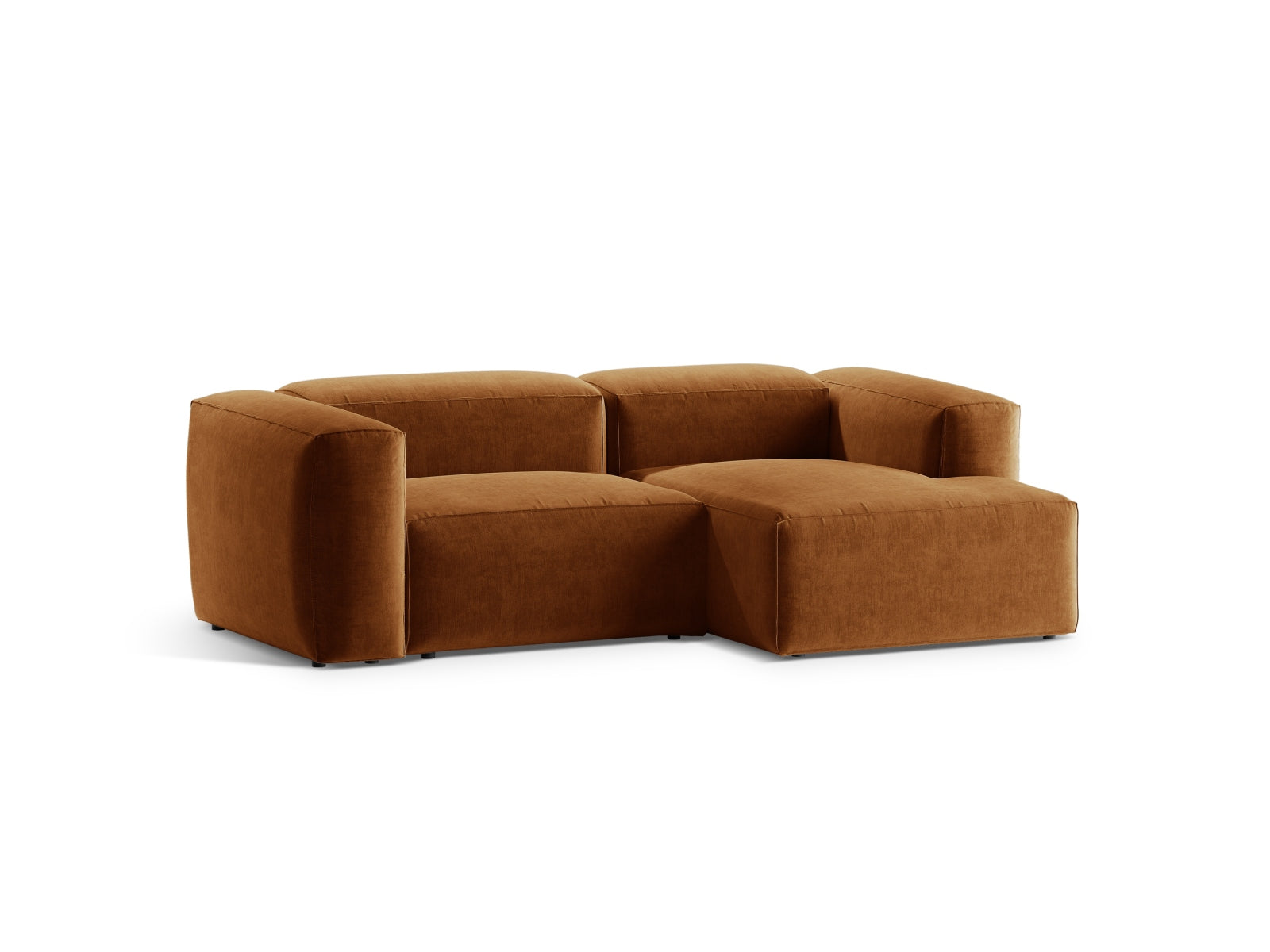 Entdecken Sie das Bergamo Modular Ecksofa rechts von Cosmopolitan Design – ein stilvolles 2-Sitzer Sofa, das Komfort und modernes Design perfekt kombiniert.