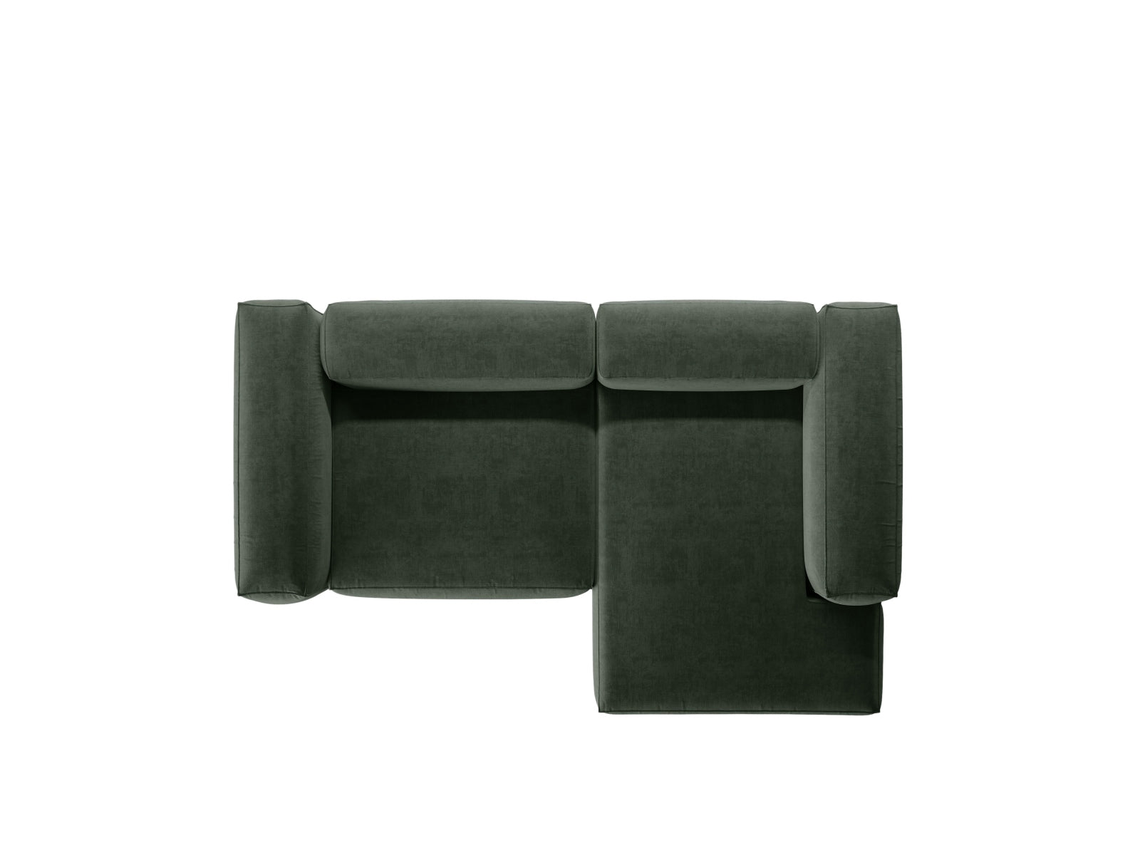 Entdecken Sie das Bergamo Modular Ecksofa rechts von Cosmopolitan Design – ein stilvolles 2-Sitzer Sofa, das Komfort und modernes Design perfekt kombiniert.