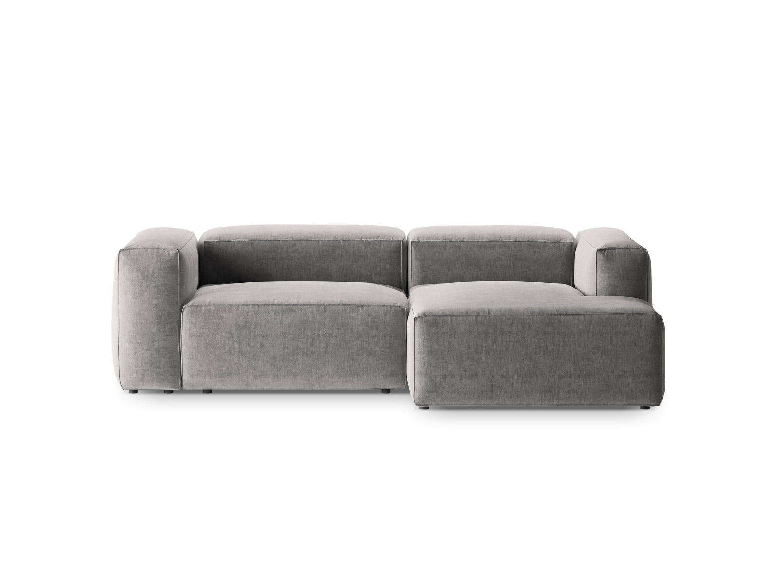 Bergamo Modular Ecksofa rechts 2 Sitzer in Light Grey präsentiert im Onlineshop von KAQTU Design AG. Ecksofa rechts ist von Cosmopolitan Design