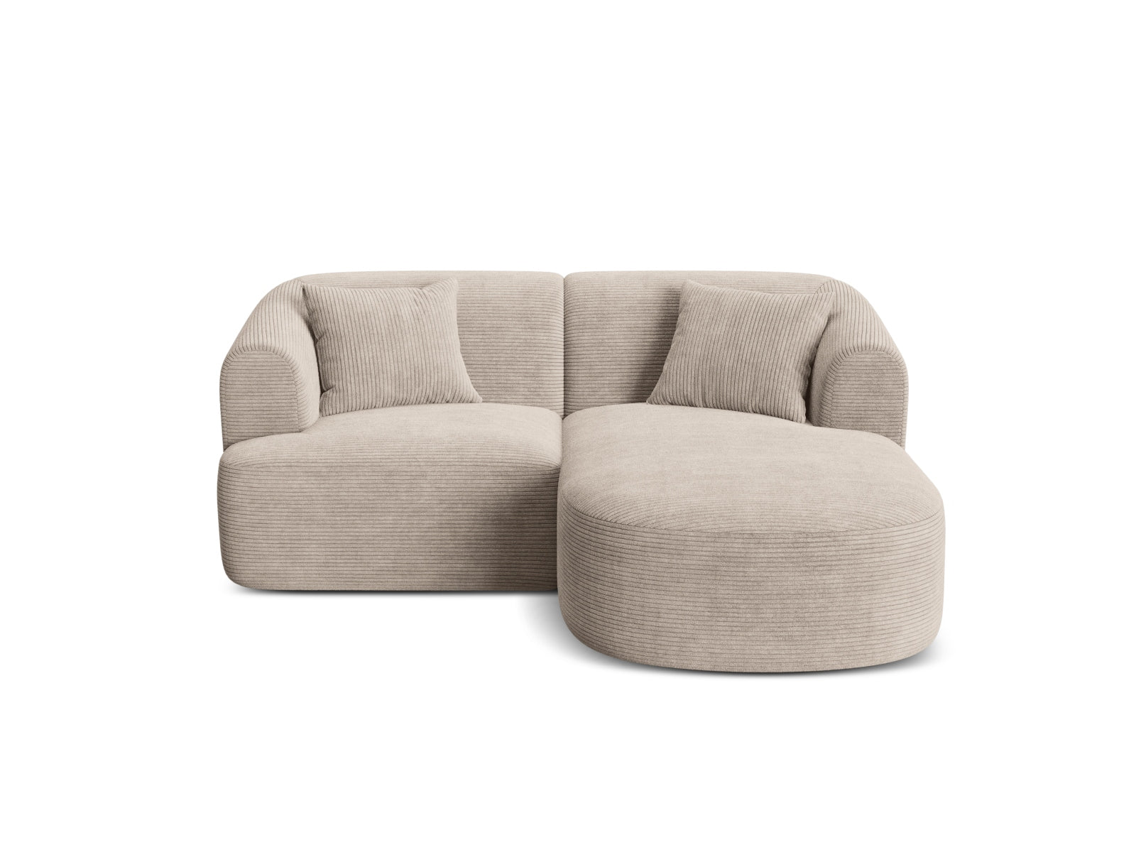 Campi Modular Ecksofa rechts 3 Sitzer in Cappuccino präsentiert im Onlineshop von KAQTU Design AG. Ecksofa rechts ist von Cosmopolitan Design