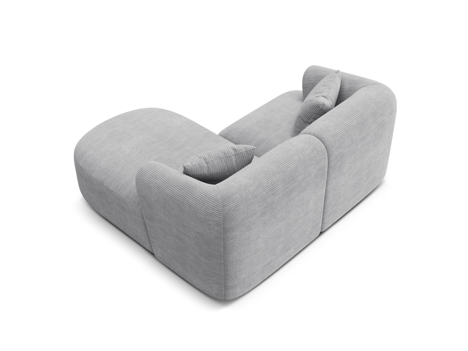 Entdecken Sie das Campi Modular Ecksofa rechts von Cosmopolitan Design – ein elegantes 3-Sitzer Sofa, das Flexibilität und höchsten Komfort vereint.
