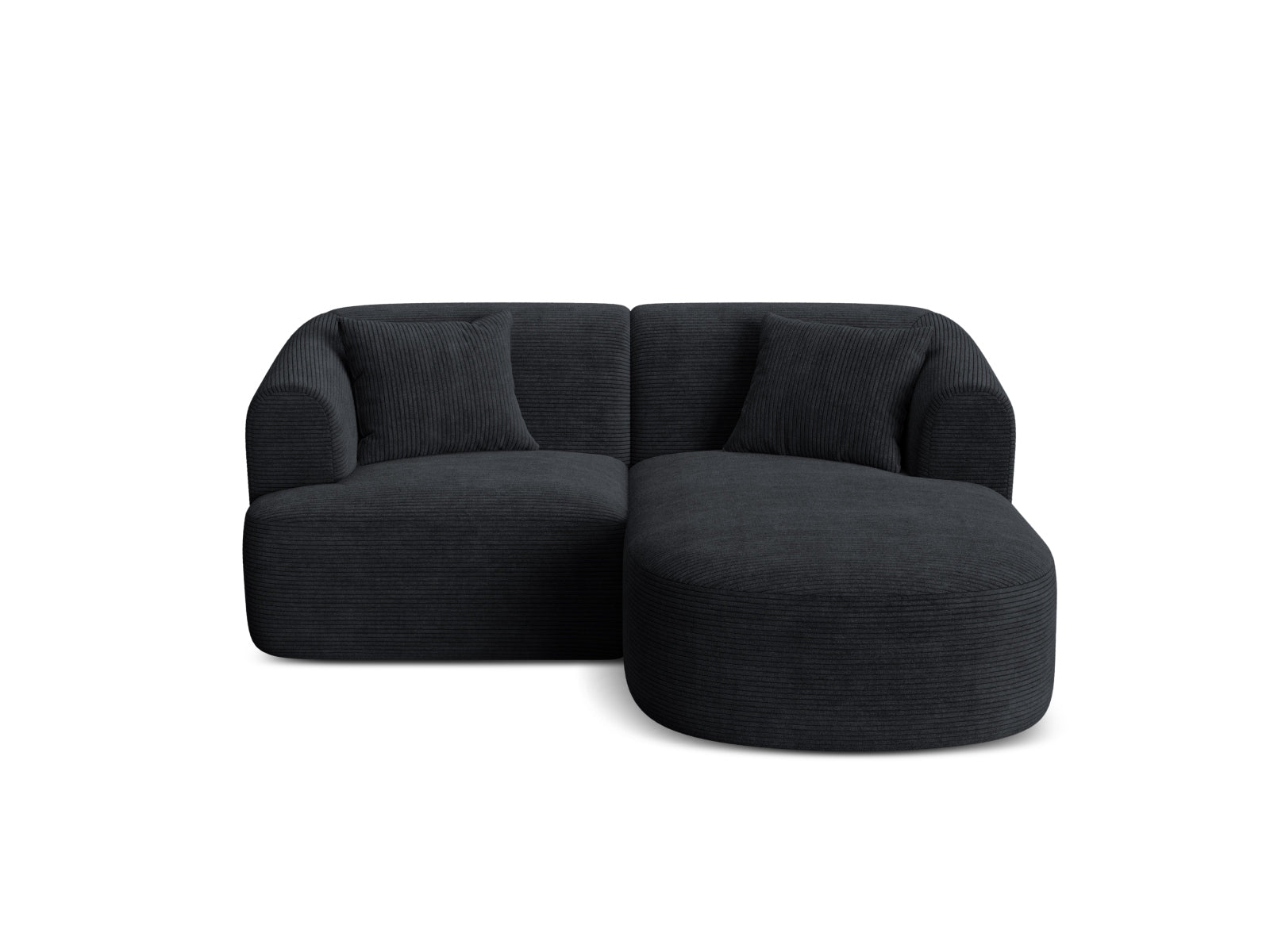 Campi Modular Ecksofa rechts 3 Sitzer in Black präsentiert im Onlineshop von KAQTU Design AG. Ecksofa rechts ist von Cosmopolitan Design