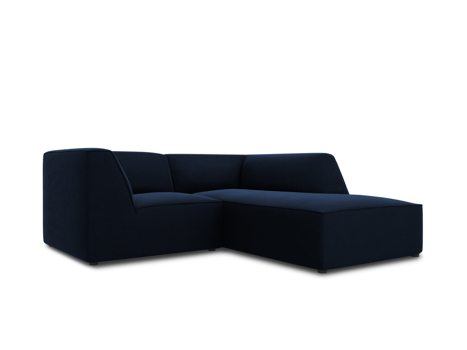 Oslo Velour Modular Ecksofa rechts 3 Sitzer in Royal Blue präsentiert im Onlineshop von KAQTU Design AG. Ecksofa rechts ist von Cosmopolitan Design