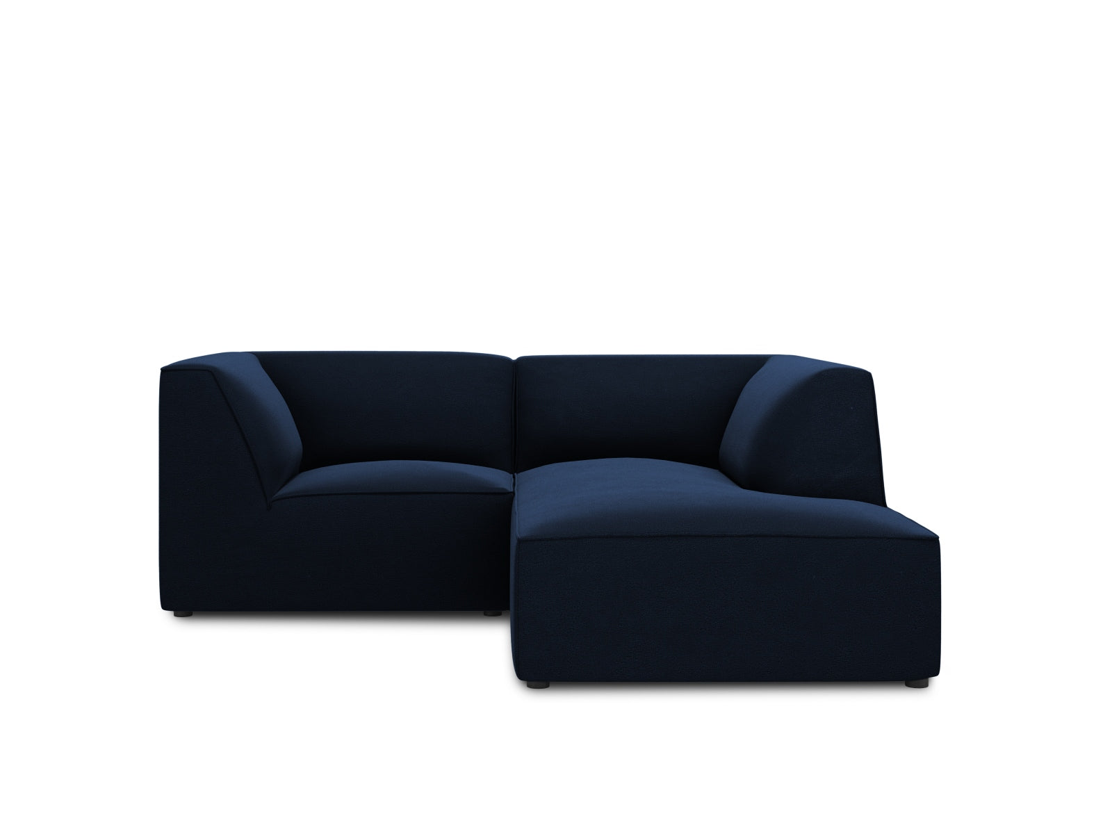 Oslo Velour Modular Ecksofa rechts 3 Sitzer in Royal Blue präsentiert im Onlineshop von KAQTU Design AG. Ecksofa rechts ist von Cosmopolitan Design