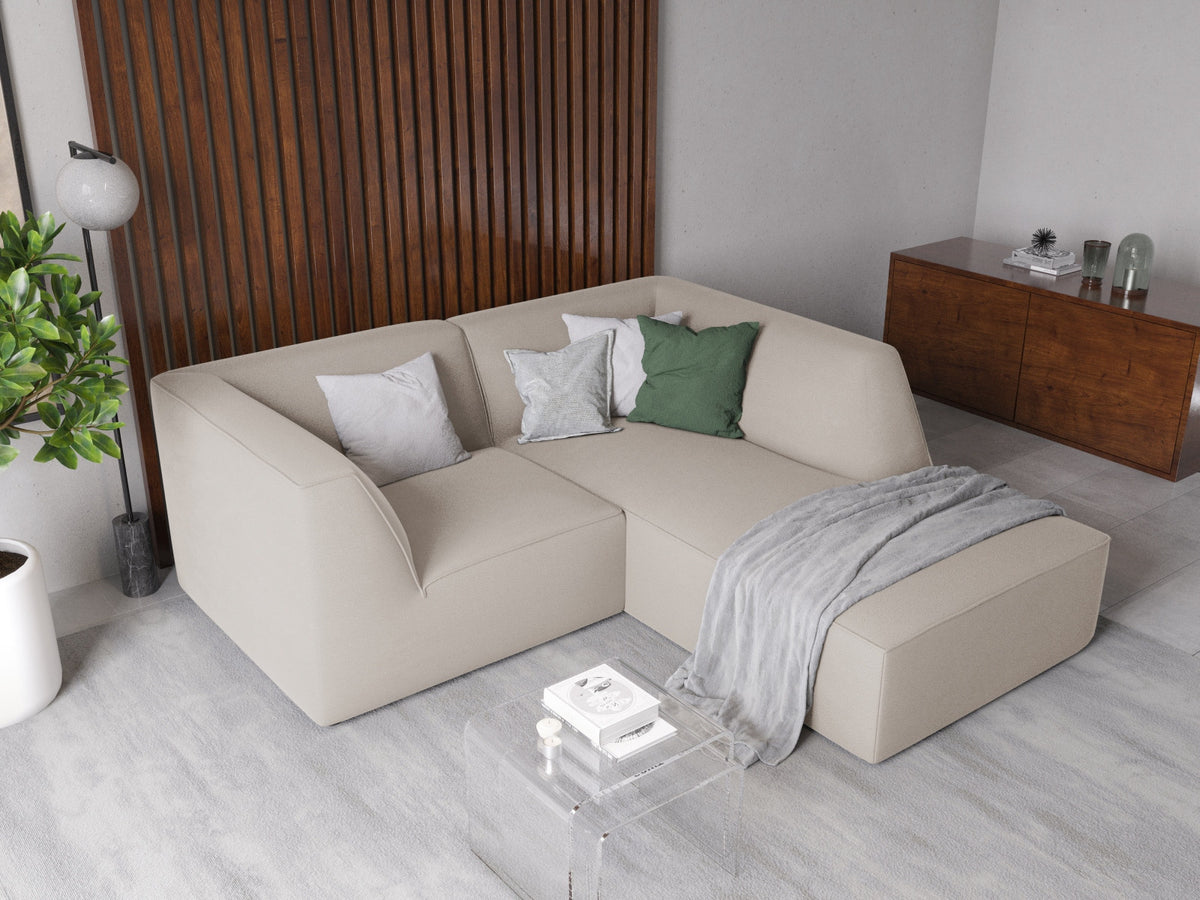 Siena Samt Modular Ecksofa rechts 3-Sitzer 180cm (RC) von Cosmopolitan Design – Wohnbeispiel