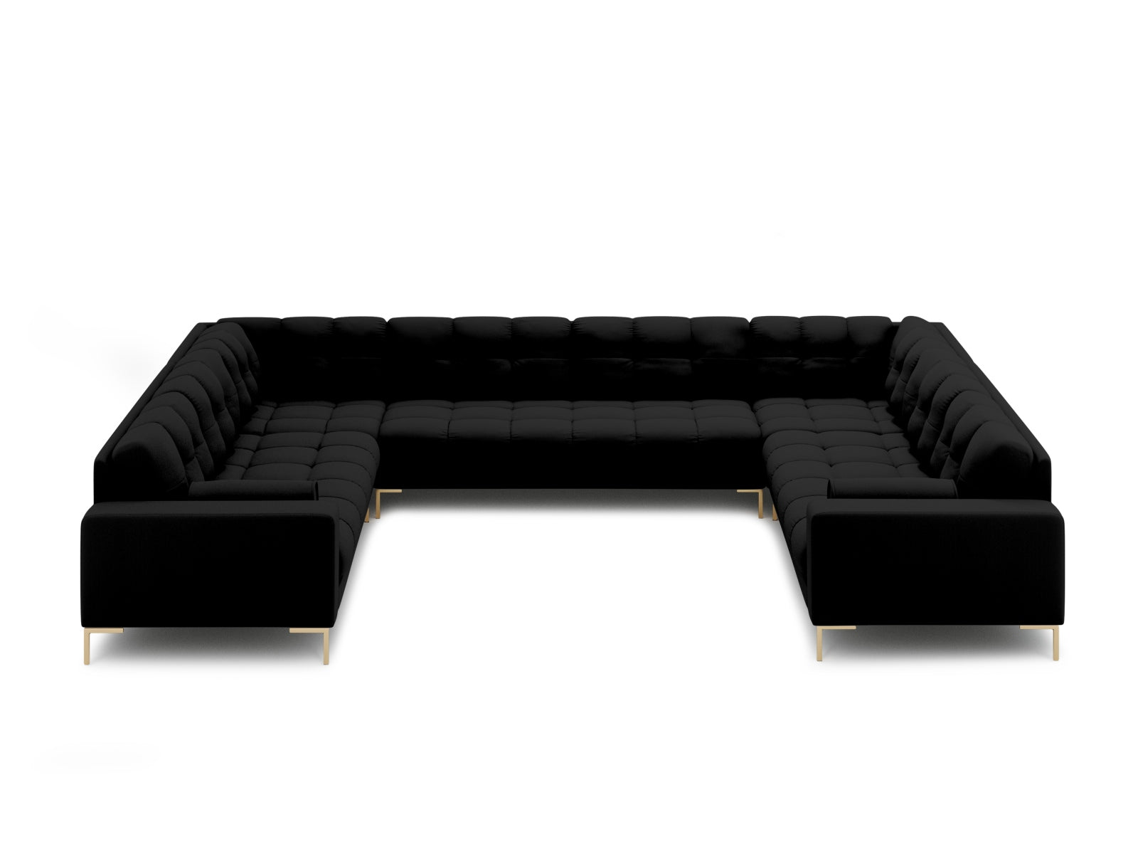 Geräumiges 9-Sitzer Panoramic Sofa Bali von Cosmopolitan Design, perfekt für entspannte Abende und gesellige Zusammenkünfte.