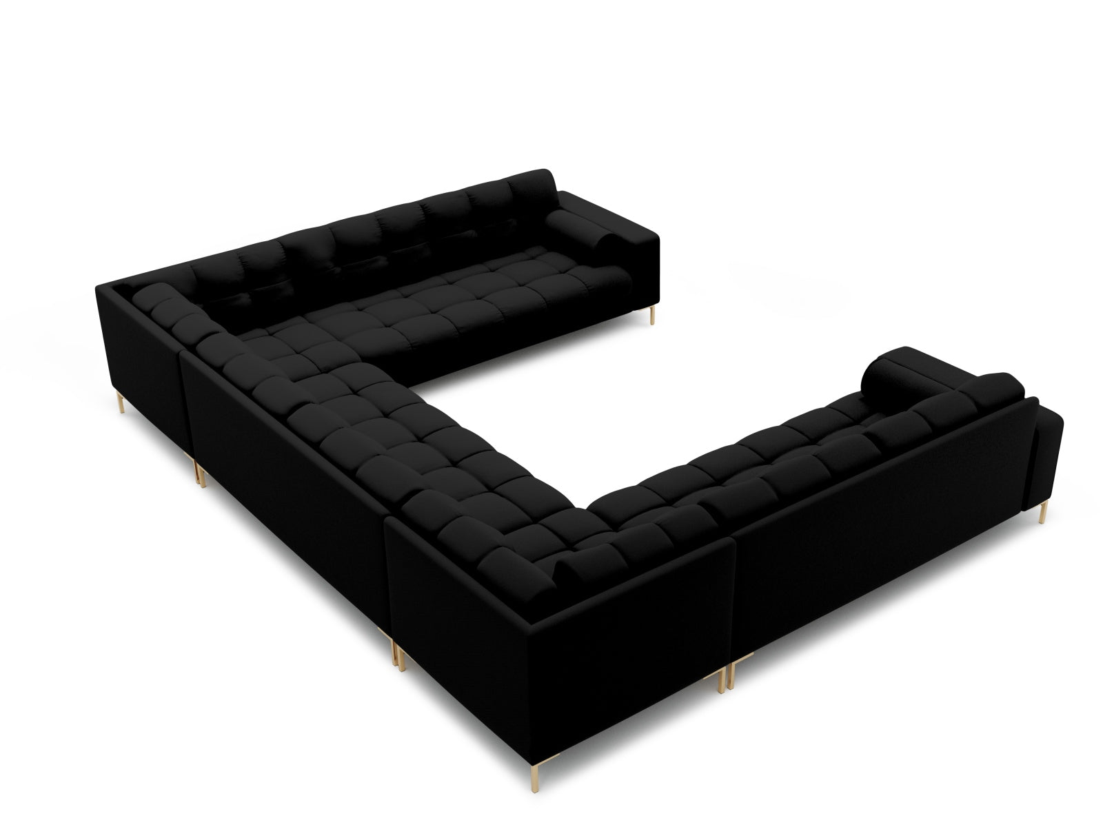Geräumiges 9-Sitzer Panoramic Sofa Bali von Cosmopolitan Design, perfekt für entspannte Abende und gesellige Zusammenkünfte.