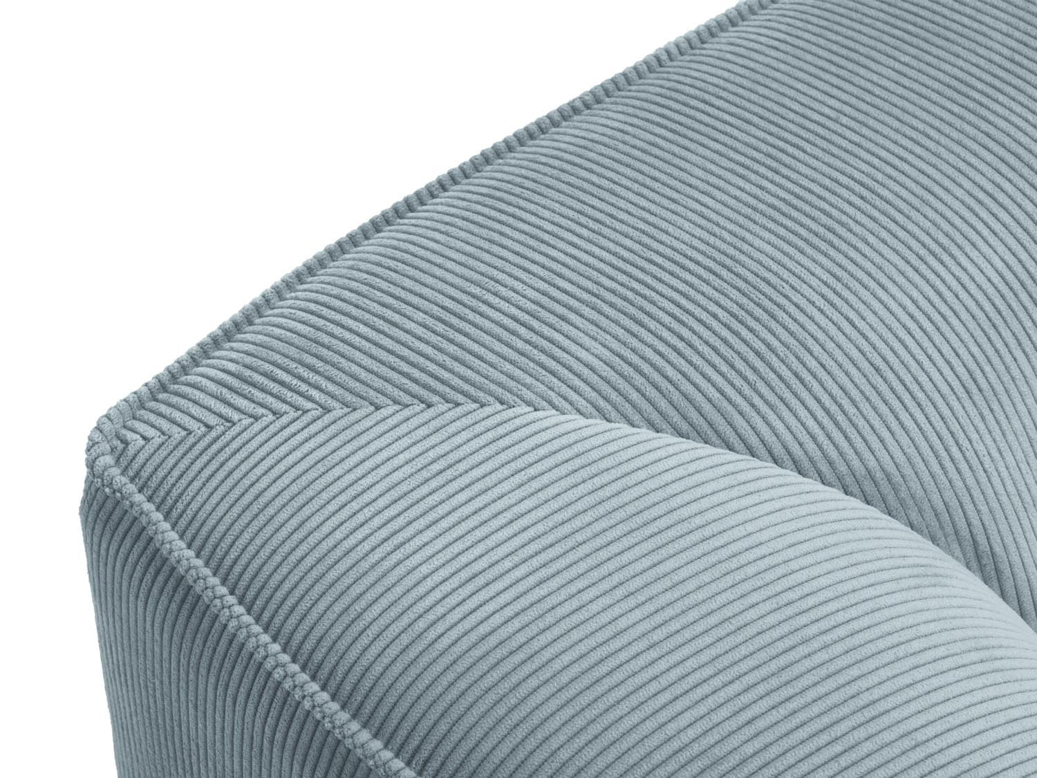 Oslo Panoramic Ecksofa links 7 Sitzer in Light Blue präsentiert im Onlineshop von KAQTU Design AG. Ecksofa links ist von Cosmopolitan Design