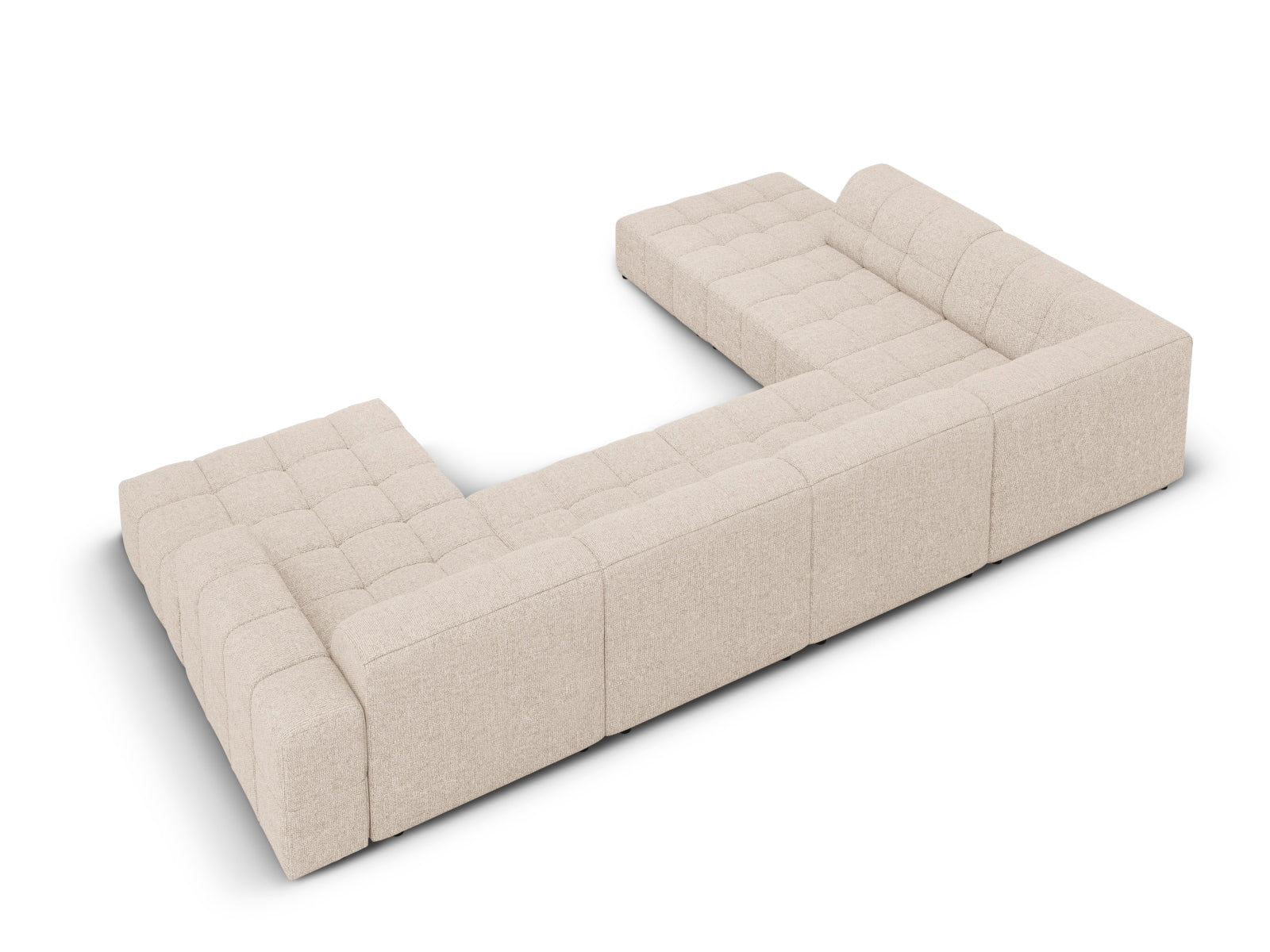 Chicago Panoramic Ecksofa links 7 Sitzer 262cm in Beige präsentiert im Onlineshop von KAQTU Design AG. Ecksofa links ist von Cosmopolitan Design