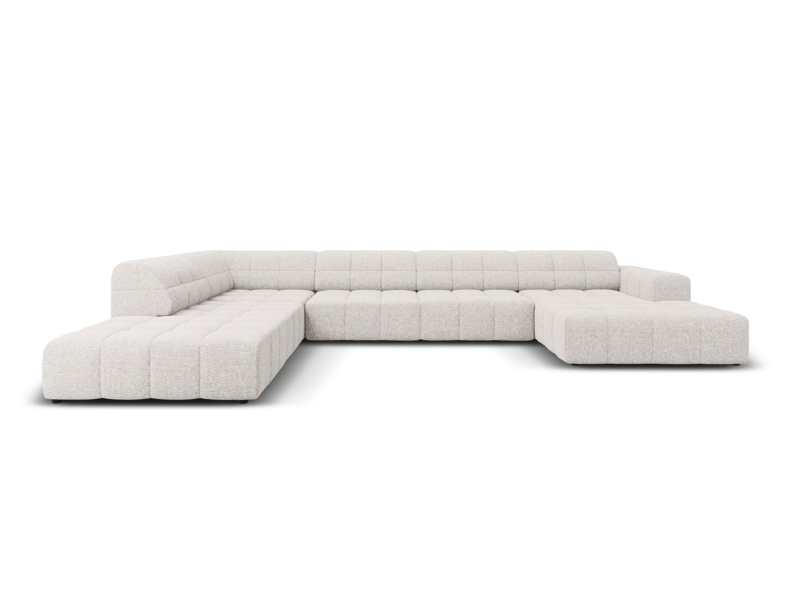 Chicago Panoramic Ecksofa links 7 Sitzer 262cm in Light Grey-Haga präsentiert im Onlineshop von KAQTU Design AG. Ecksofa links ist von Cosmopolitan Design