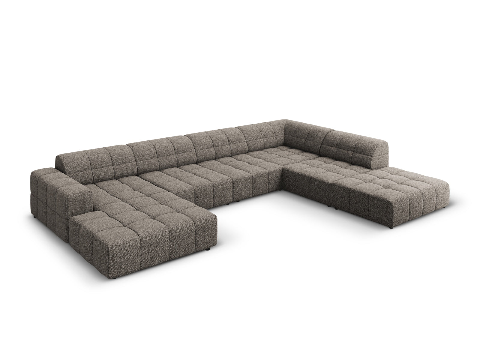 Chicago Panoramic Ecksofa rechts 7 Sitzer 262cm in Grey präsentiert im Onlineshop von KAQTU Design AG. Ecksofa rechts ist von Cosmopolitan Design