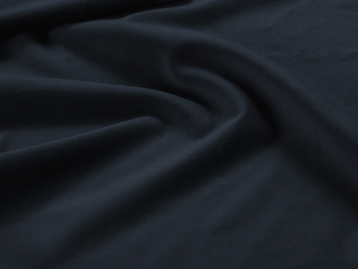 Vienna Velour Panoramic Ecksofa rechts 7 Sitzer 235cm in Dark Blue/Gold-Bluvel präsentiert im Onlineshop von KAQTU Design AG. Ecksofa rechts ist von Cosmopolitan Design