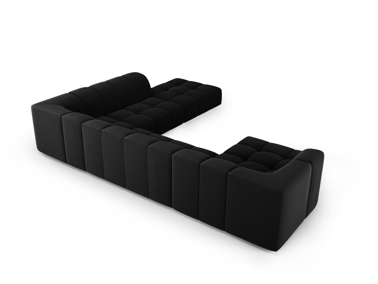 Stilvolles 7-Sitzer Ecksofa Moritz im Panoramic-Stil, rechtsseitig, perfekt für großzügige Wohnlandschaften und zeitgemäße Einrichtung.
