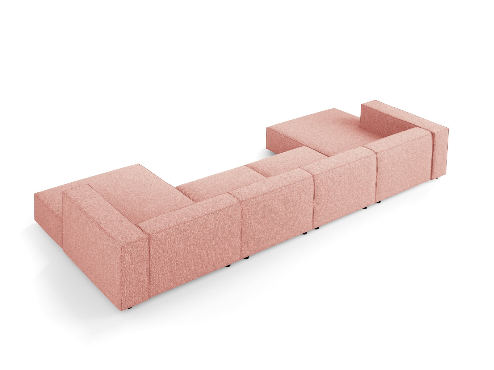 Arendal Panoramic Sofa 6 Sitzer in Pink präsentiert im Onlineshop von KAQTU Design AG. 5er Sofa ist von Cosmopolitan Design