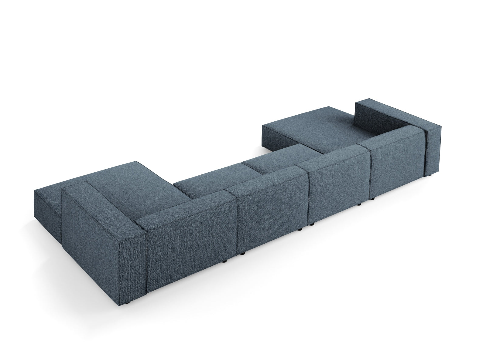 Arendal Panoramic Sofa 6 Sitzer in Royal Blue präsentiert im Onlineshop von KAQTU Design AG. 5er Sofa ist von Cosmopolitan Design