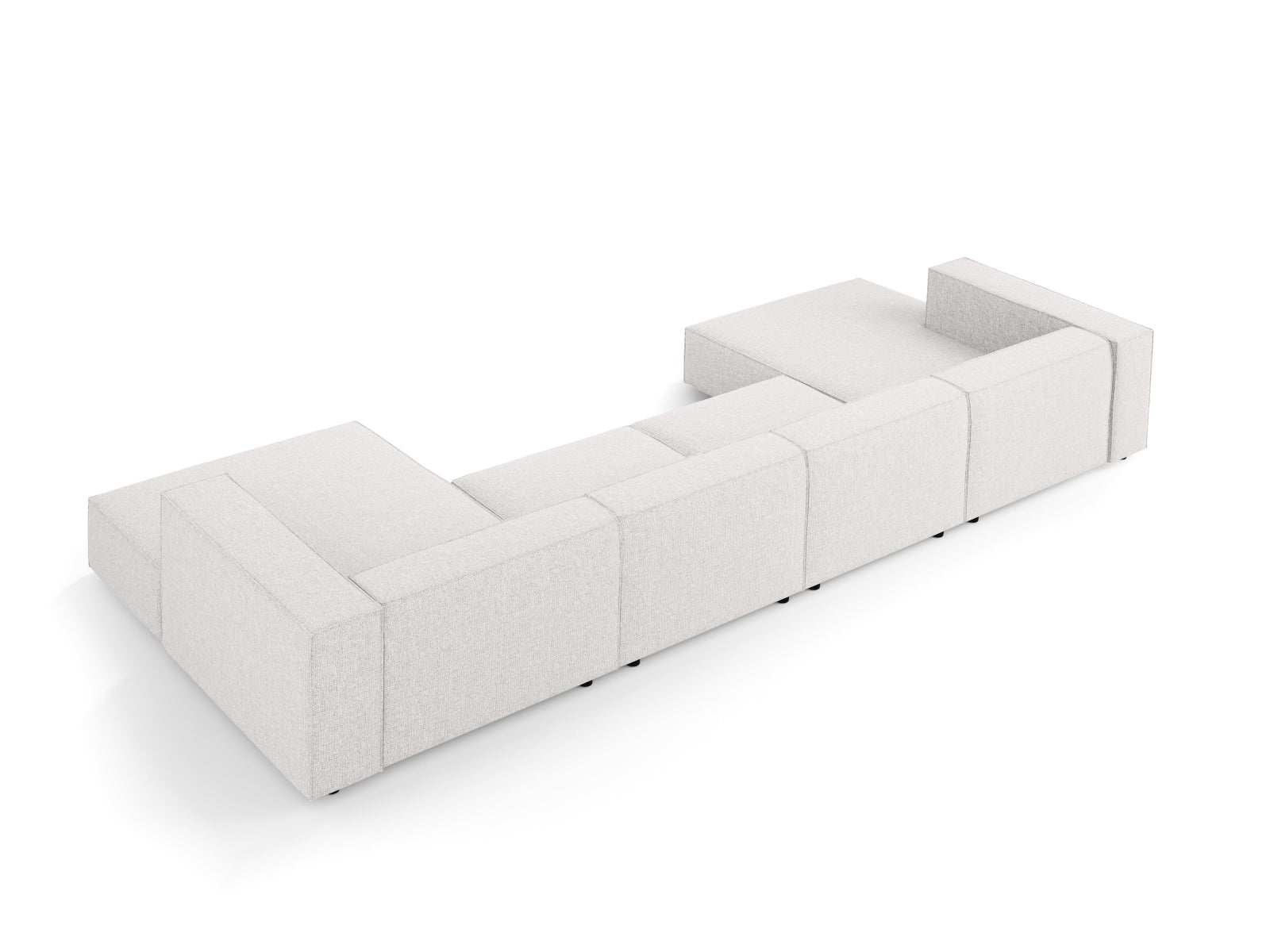 Arendal Panoramic Sofa 6 Sitzer in Light Grey präsentiert im Onlineshop von KAQTU Design AG. 5er Sofa ist von Cosmopolitan Design