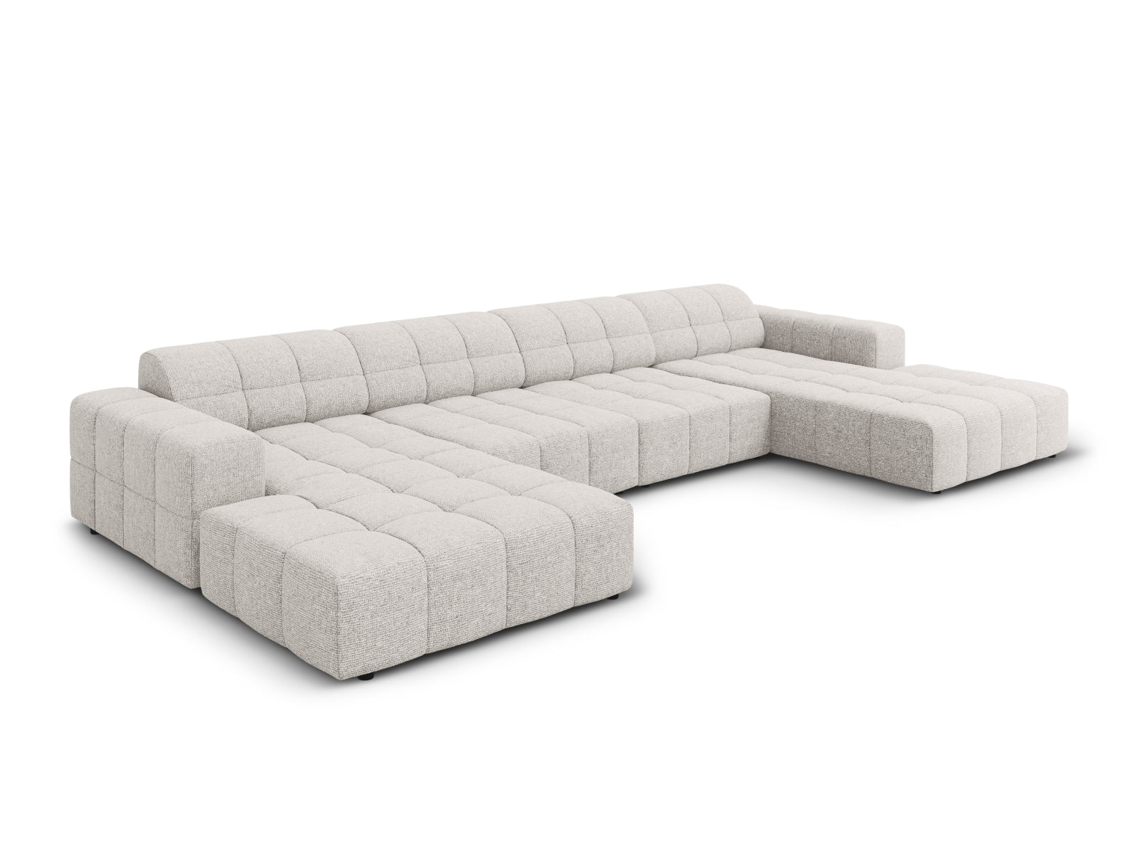 Chicago Panoramic Sofa 6 Sitzer 166cm in Light Grey präsentiert im Onlineshop von KAQTU Design AG. 5er Sofa ist von Cosmopolitan Design