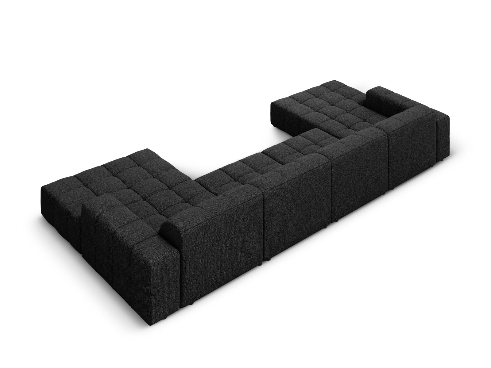 Chicago Panoramic Sofa 6 Sitzer 166cm in Black präsentiert im Onlineshop von KAQTU Design AG. 5er Sofa ist von Cosmopolitan Design