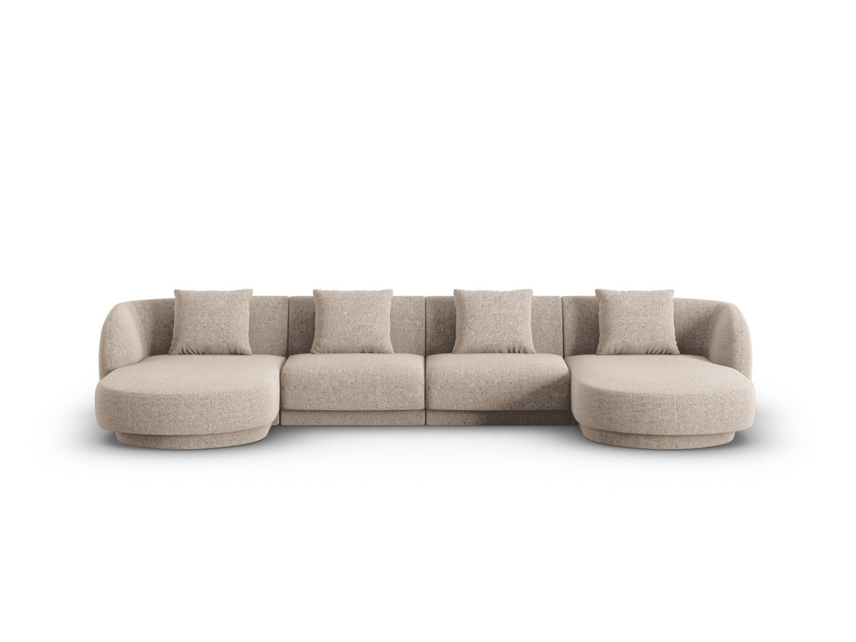 Tulum Panoramic Sofa 5 Sitzer 156cm in Beige-Haga präsentiert im Onlineshop von KAQTU Design AG. 5er Sofa ist von Cosmopolitan Design