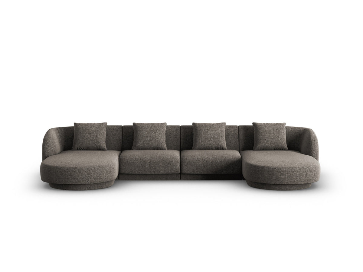 Tulum Panoramic Sofa 5 Sitzer 156cm in Grey-Haga präsentiert im Onlineshop von KAQTU Design AG. 5er Sofa ist von Cosmopolitan Design