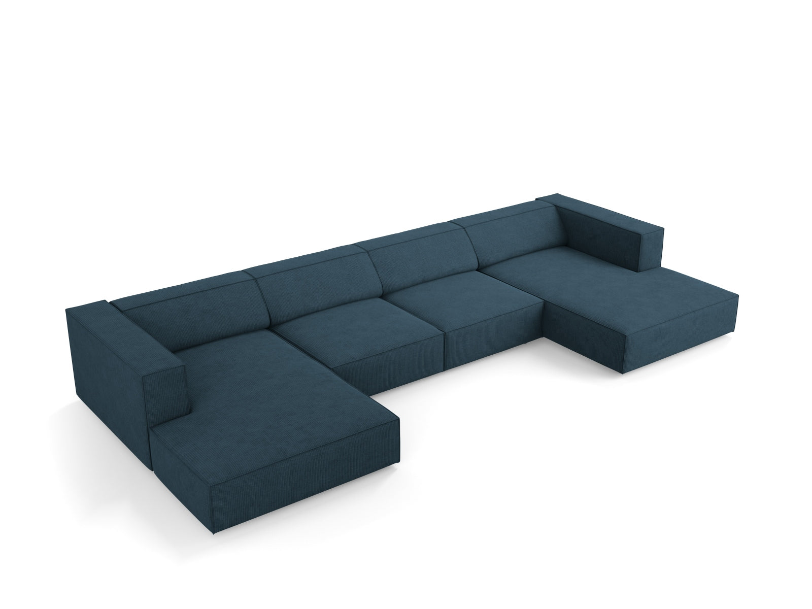 Arendal Panoramic Sofa 6 Sitzer in Navy Blue präsentiert im Onlineshop von KAQTU Design AG. 5er Sofa ist von Cosmopolitan Design