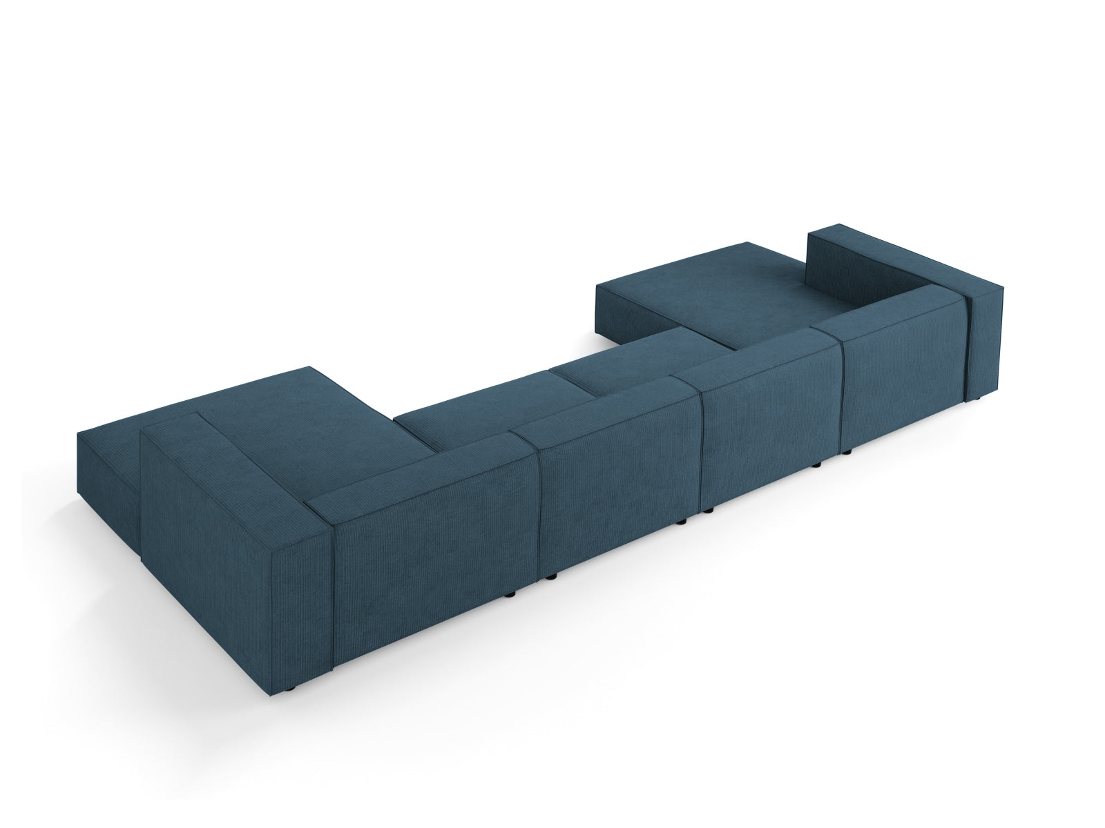 Arendal Panoramic Sofa 6 Sitzer in Navy Blue präsentiert im Onlineshop von KAQTU Design AG. 5er Sofa ist von Cosmopolitan Design